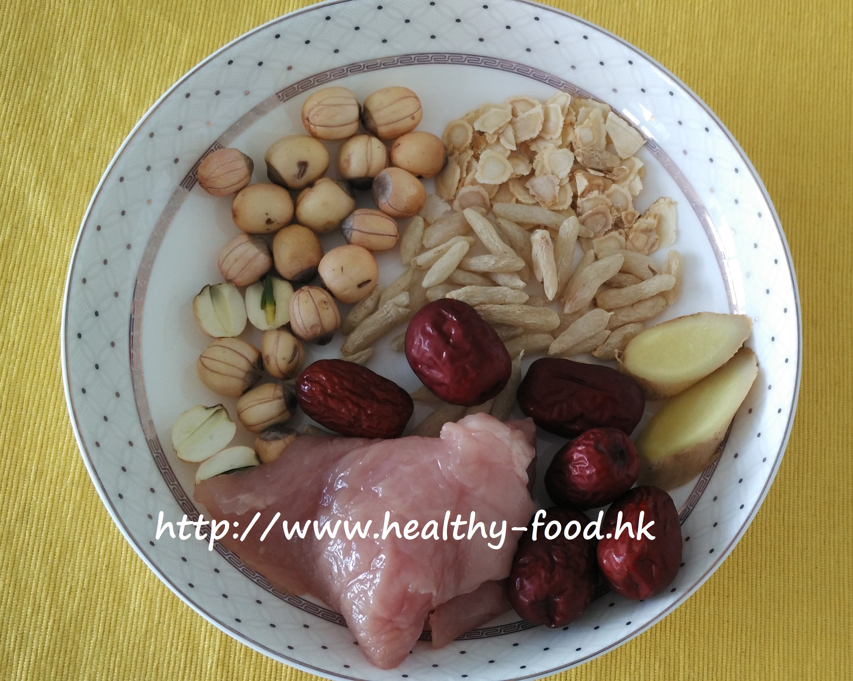 American Ginseng, Ophiopogon & Lotus Seed Pork Soup