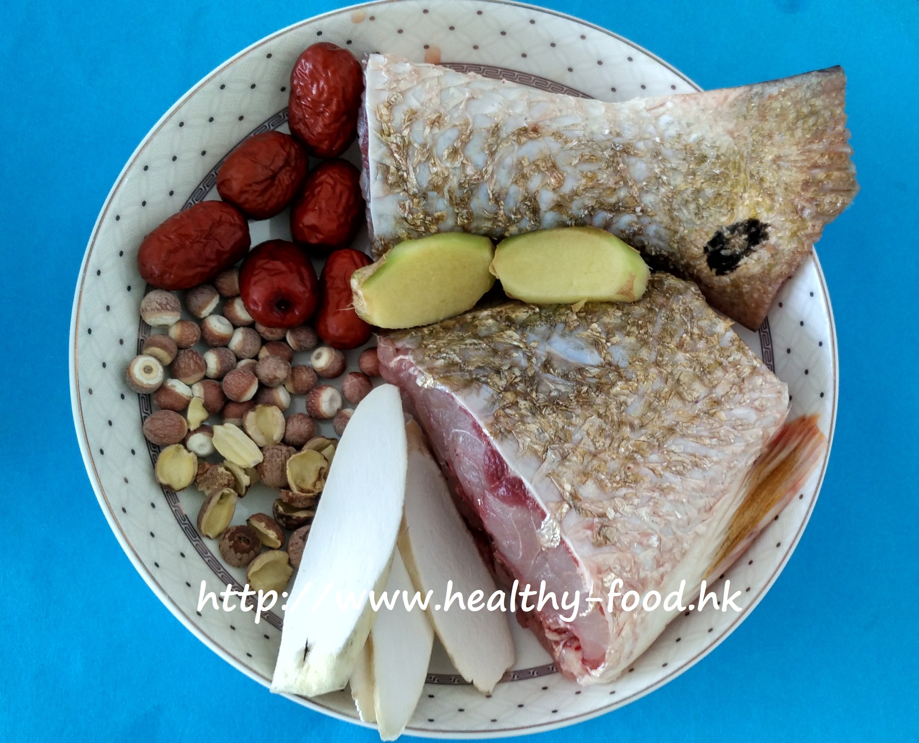 Chinese Yam, Lotus Seed and Sea Bass Soup