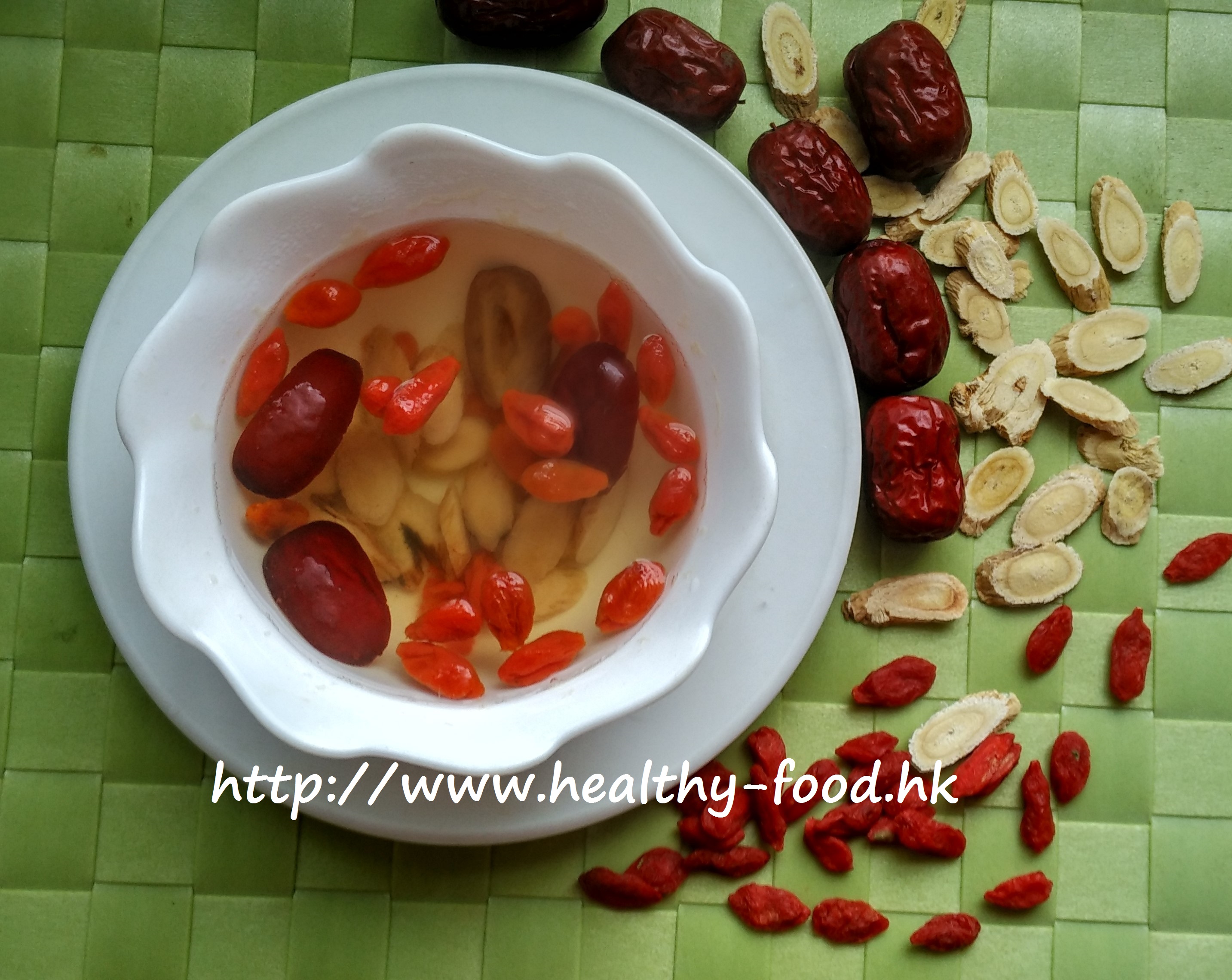 Astragalus, Goji Berry and Red Date Tea