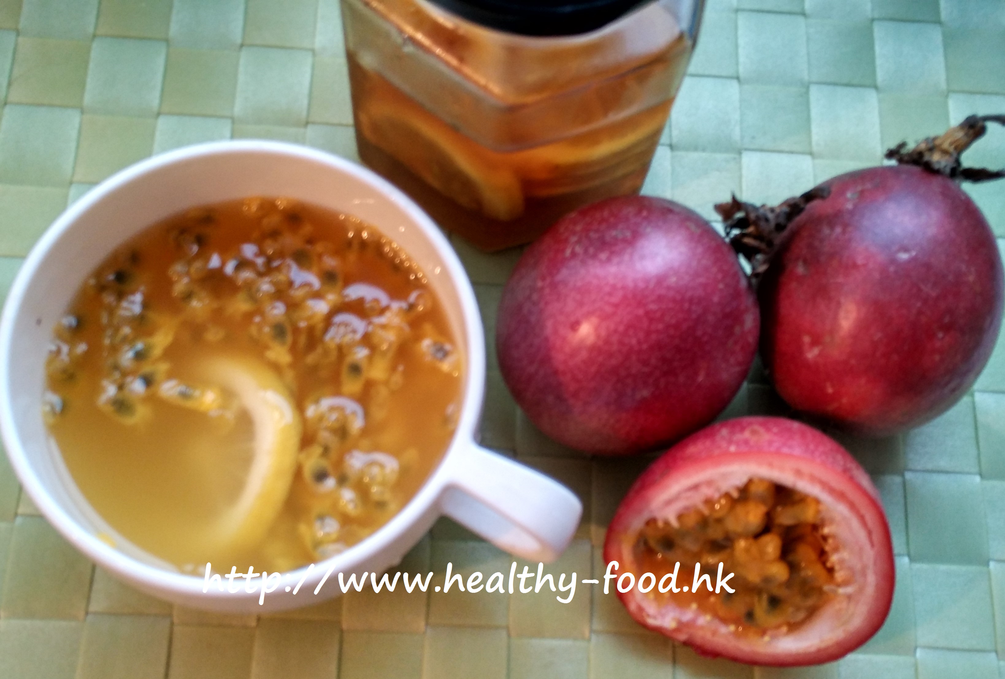 Passion Fruit Lemon Honey Tea