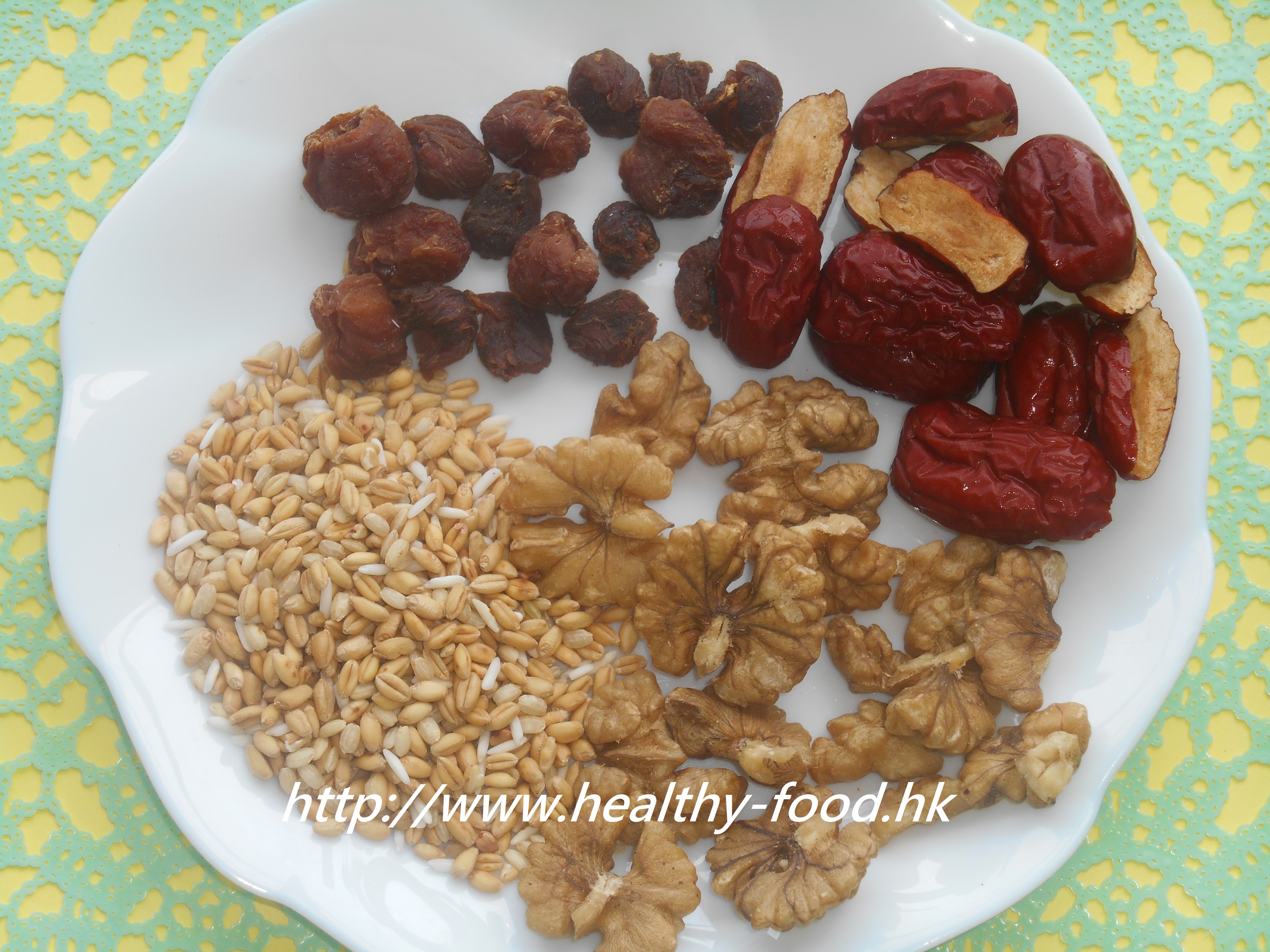 Walnut, Longan, Red Date & Wheat Tea