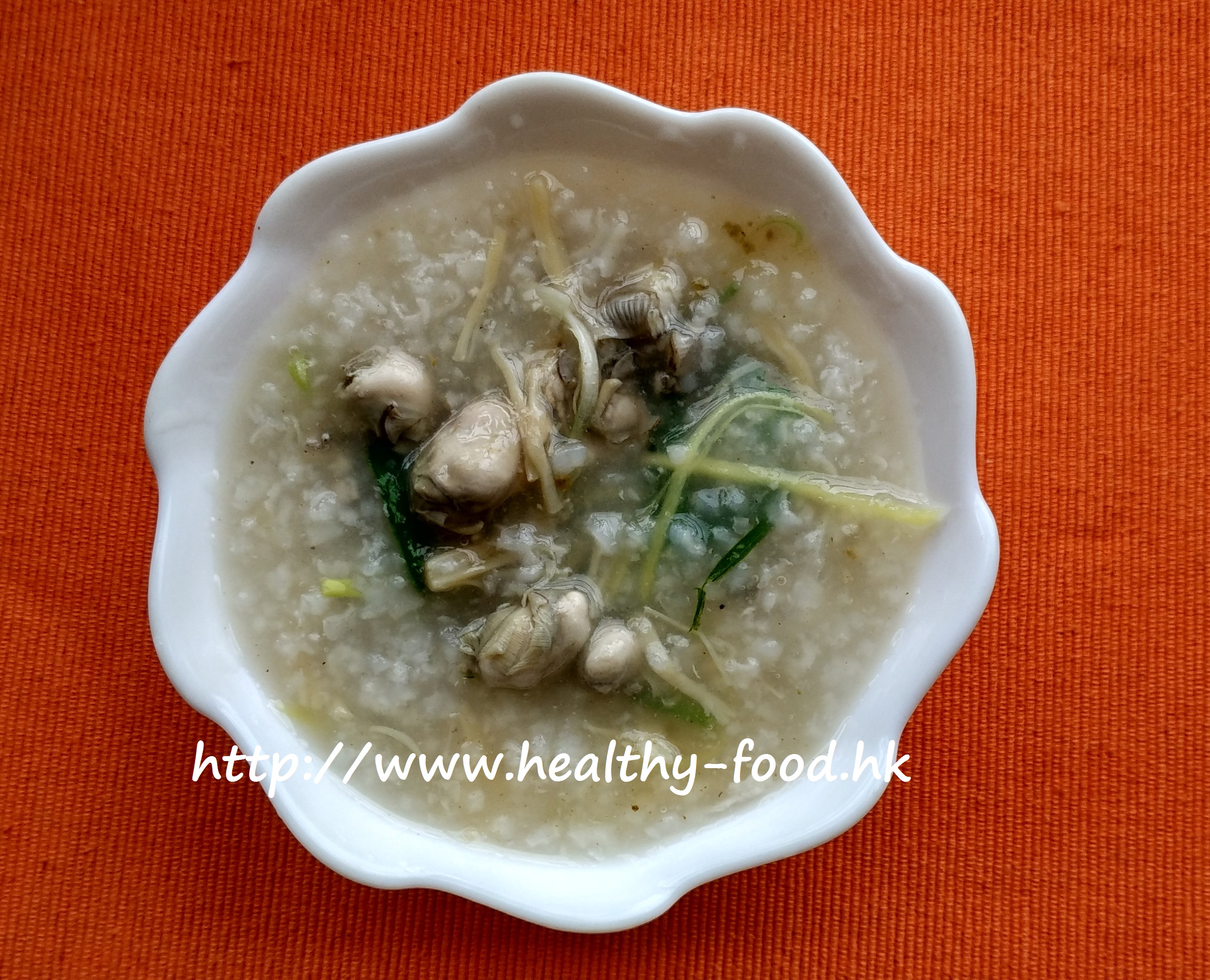 Baby Oyster Congee with Dried Scallop