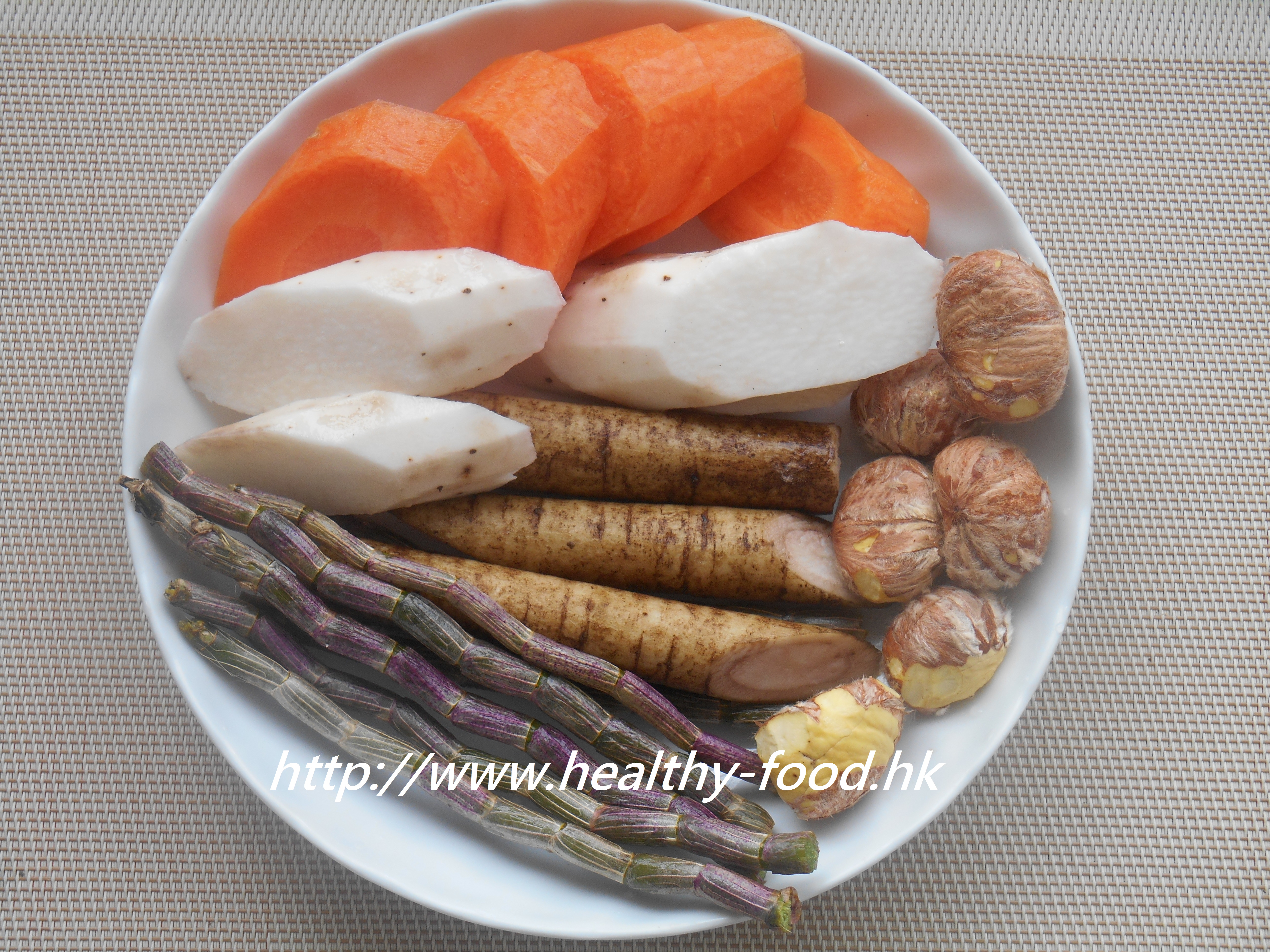 Fresh Dendrobium, Huai Shan, Burdock and Chestnut Soup