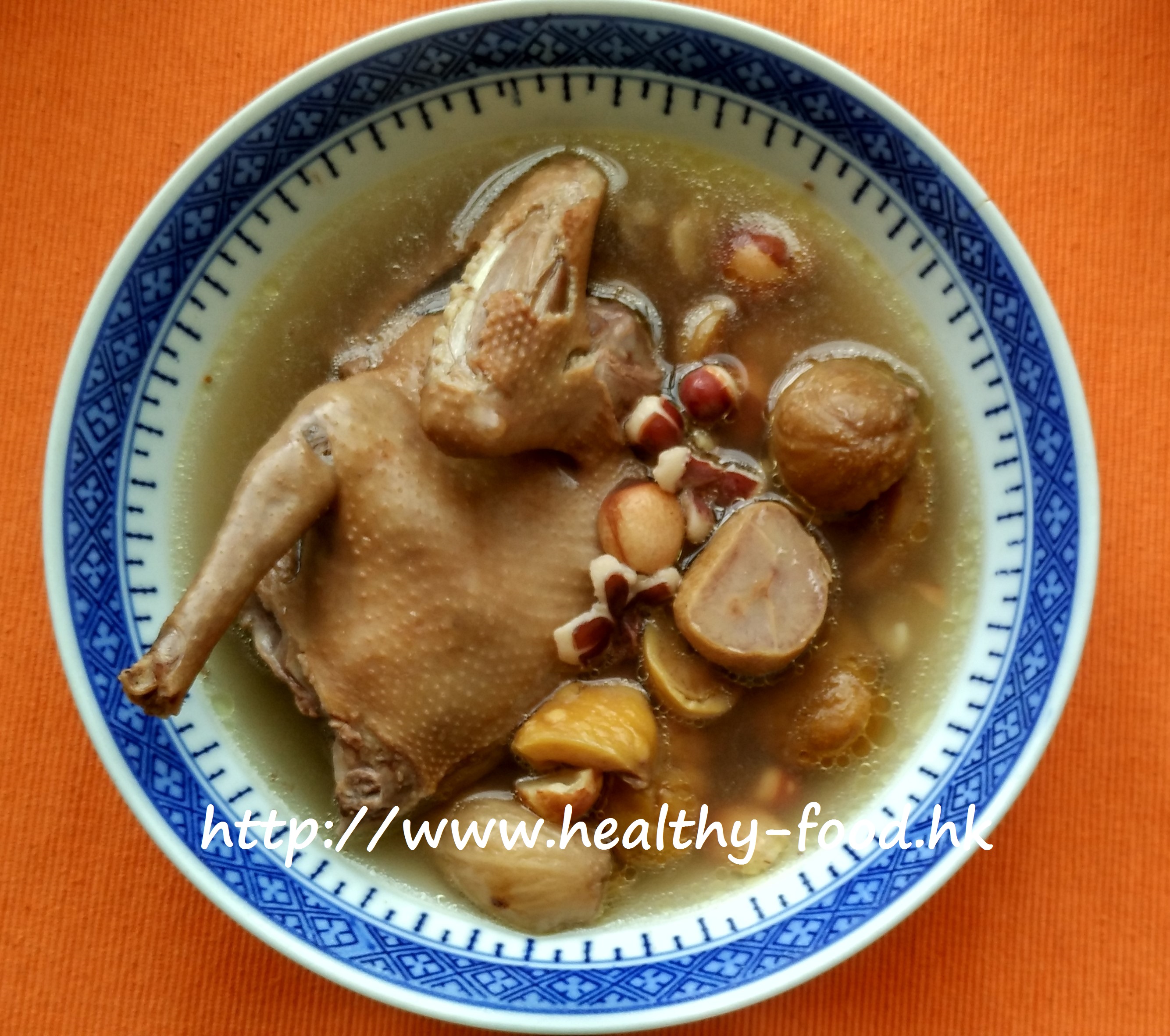Lotus Seed, Euryale Seed, Chestnut and White Pigeon Soup