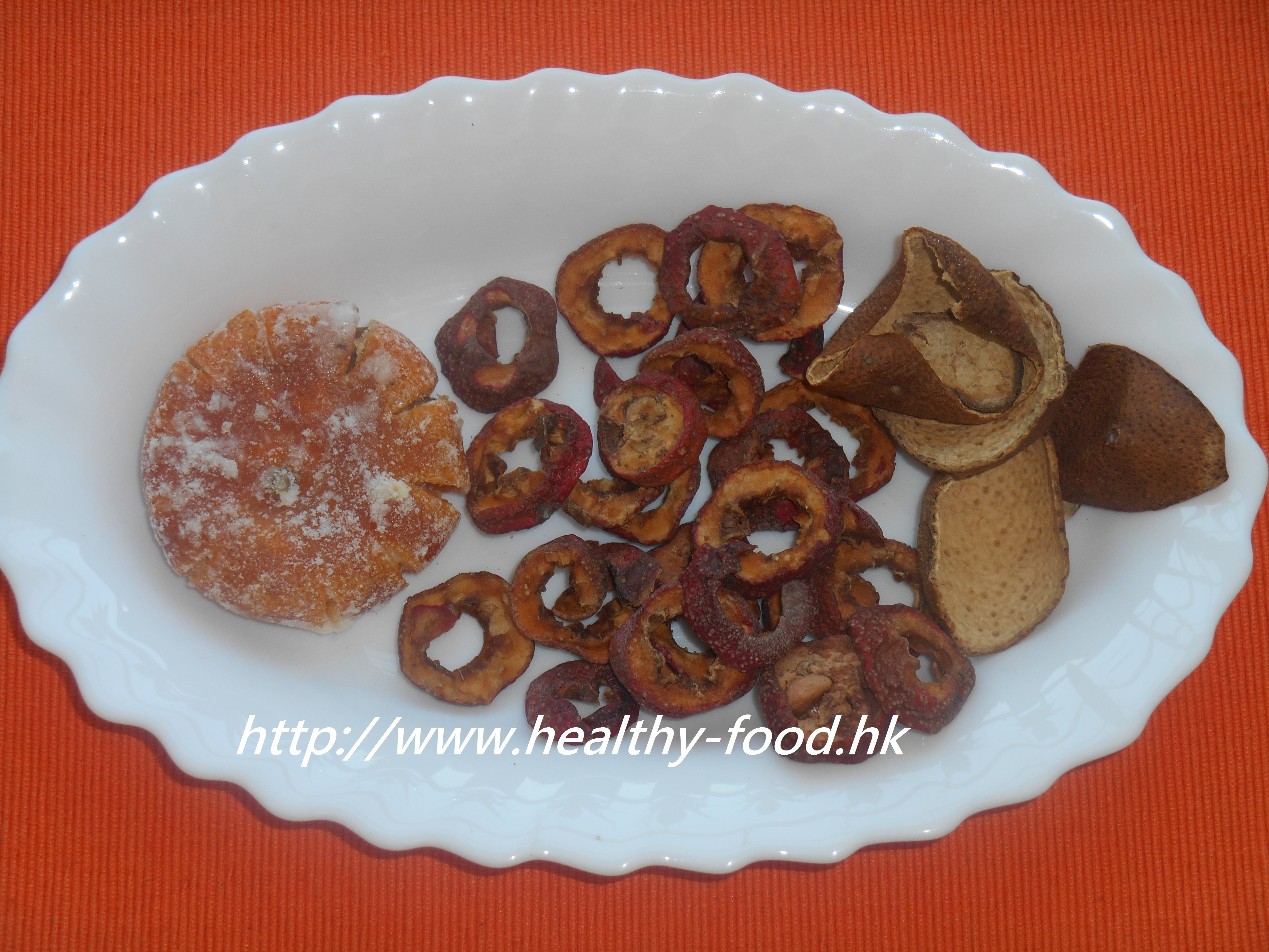 Hawthorn, Dried Tangerine Peel and Tangerine Cake Tea