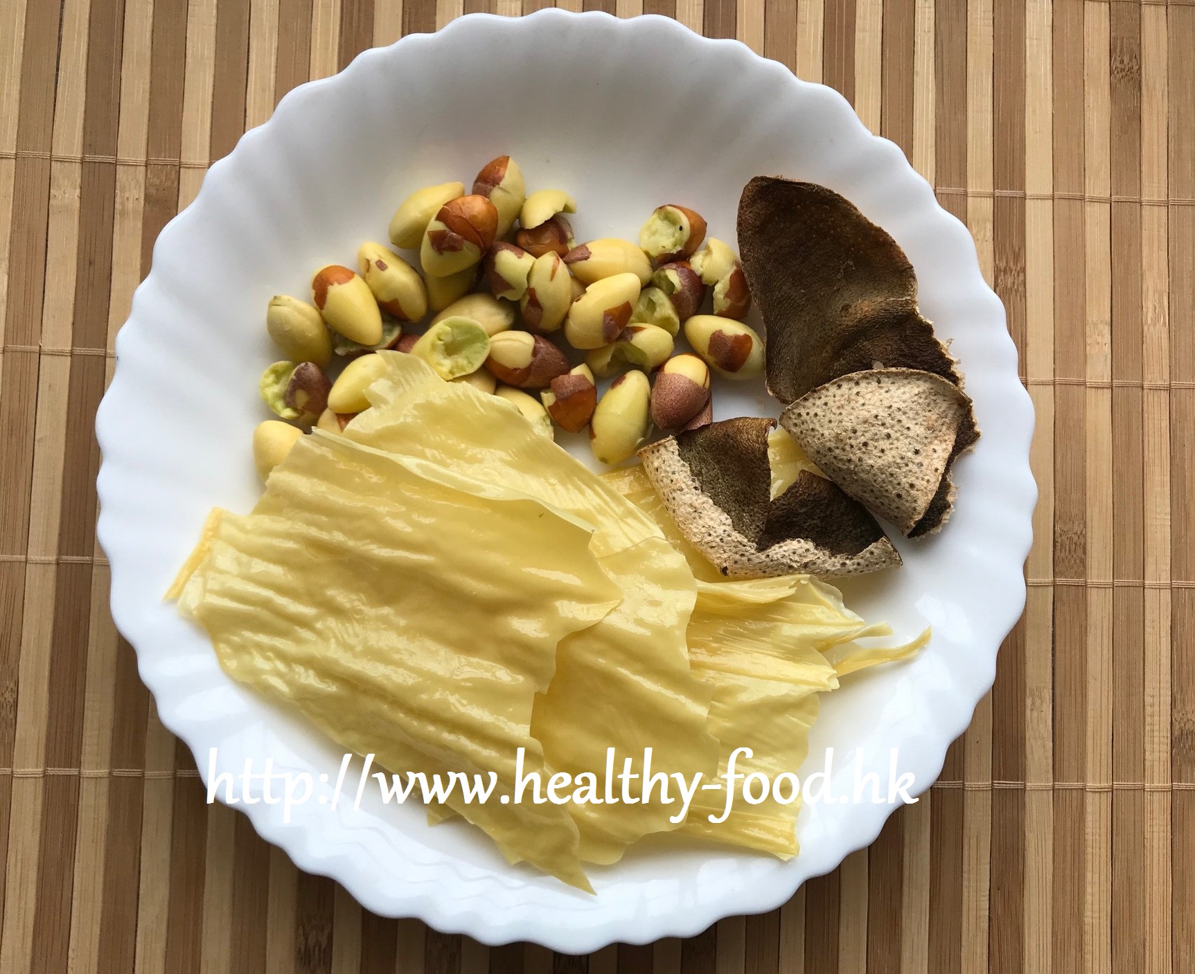 Beancurd Skin, Ginkgo and Tangerine Peel Congee