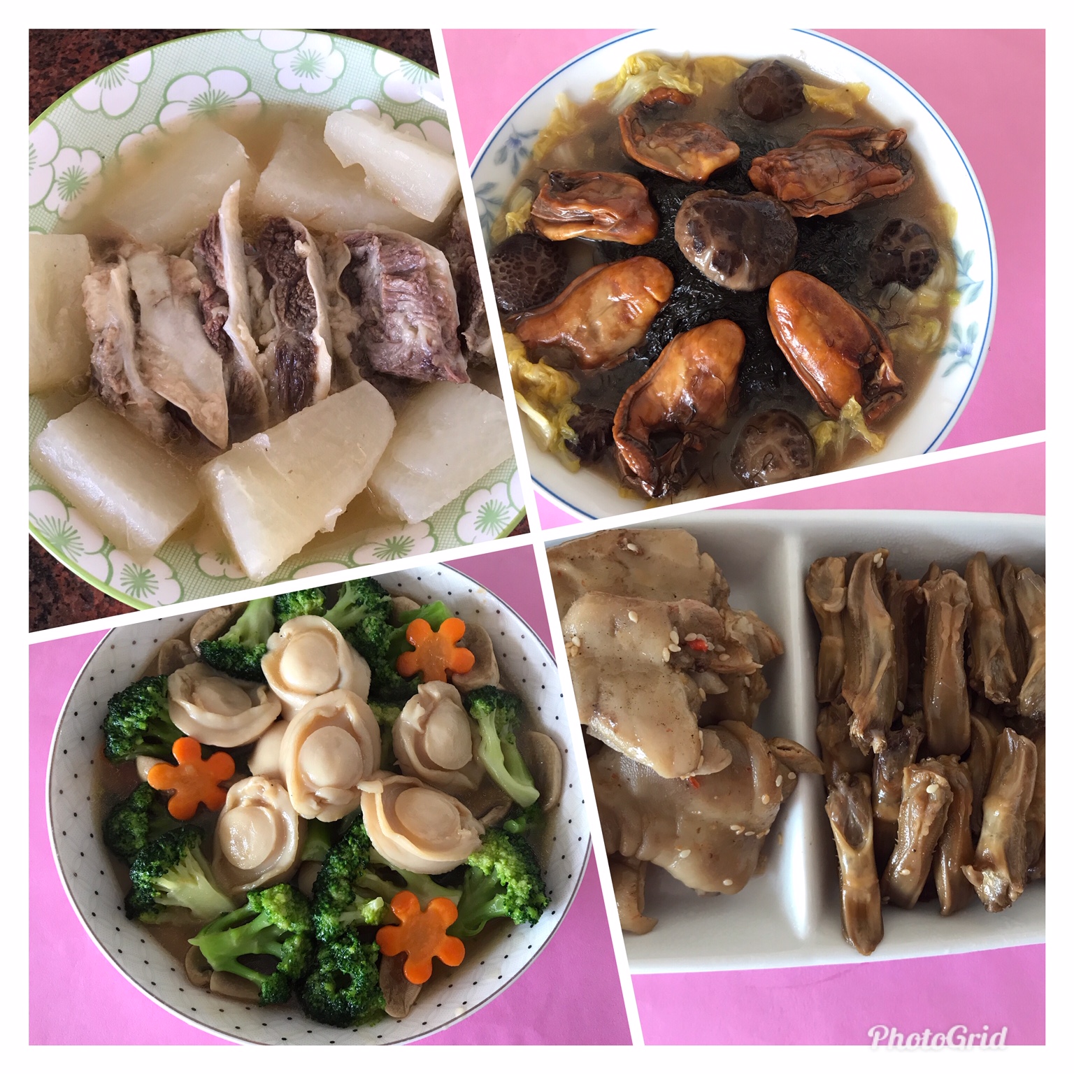 Fish Maw, Conch, Shiitake and Chicken Stew