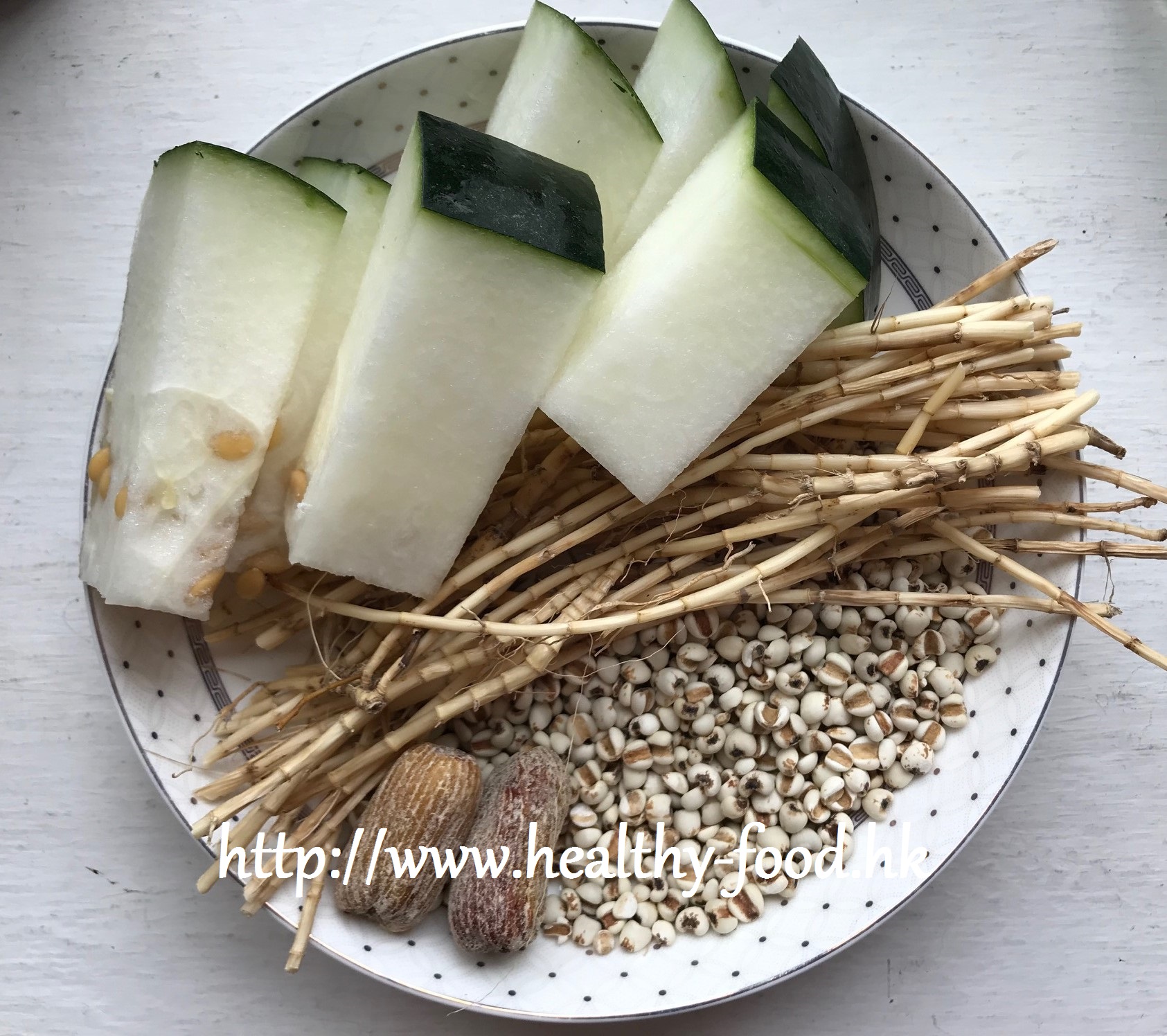 Imperata Root, Pearl Barley and Winter Melon Drink