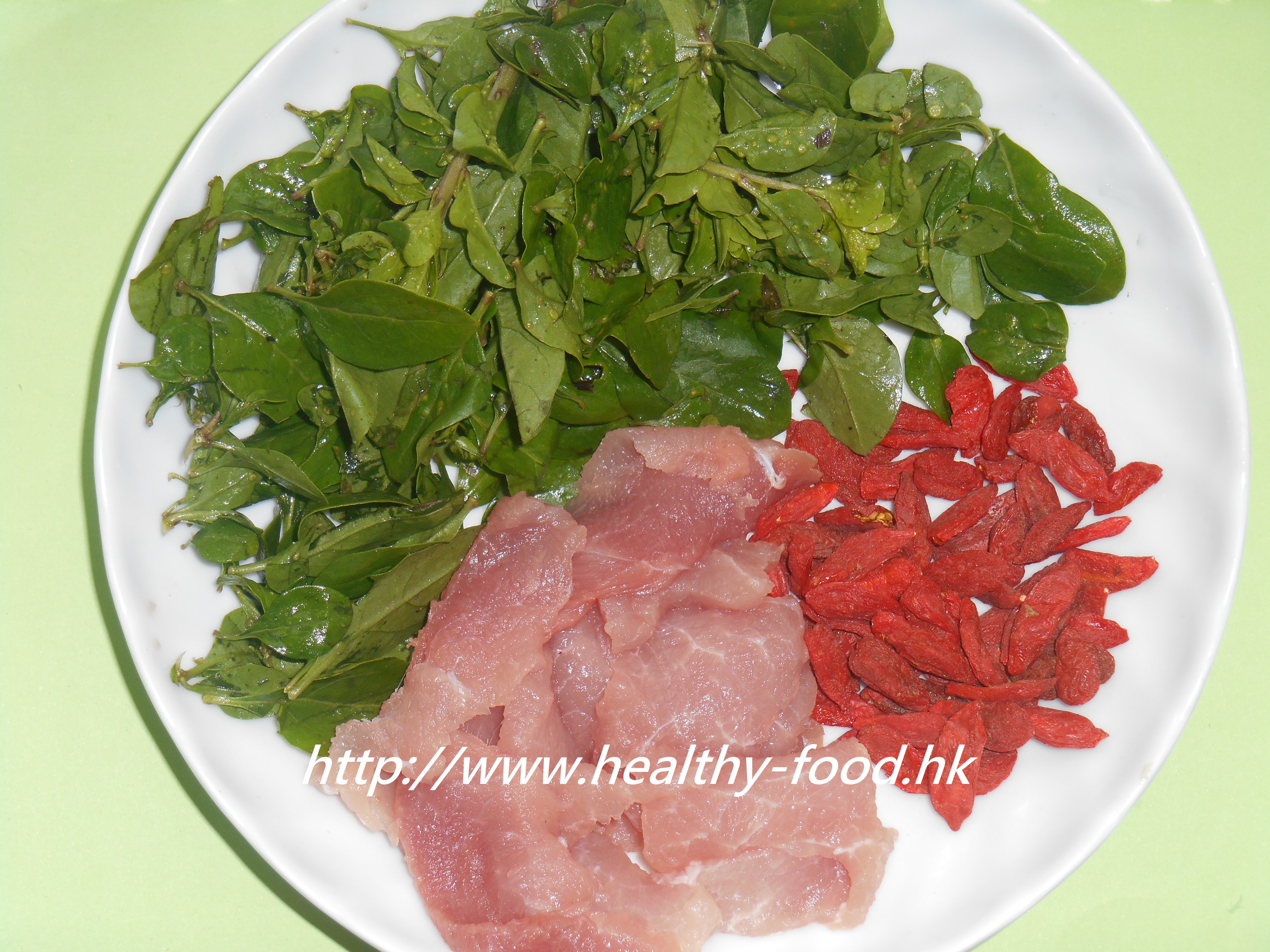 Wolfberry Leaf and Goji Berry Pork Soup
