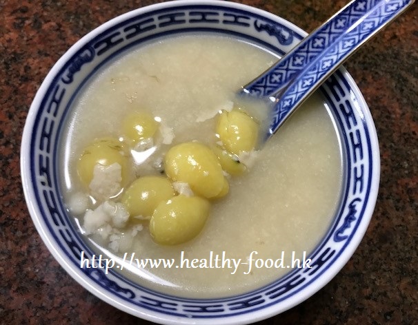 Ginkgo Tofu Skin Job's Tears Sweet Soup