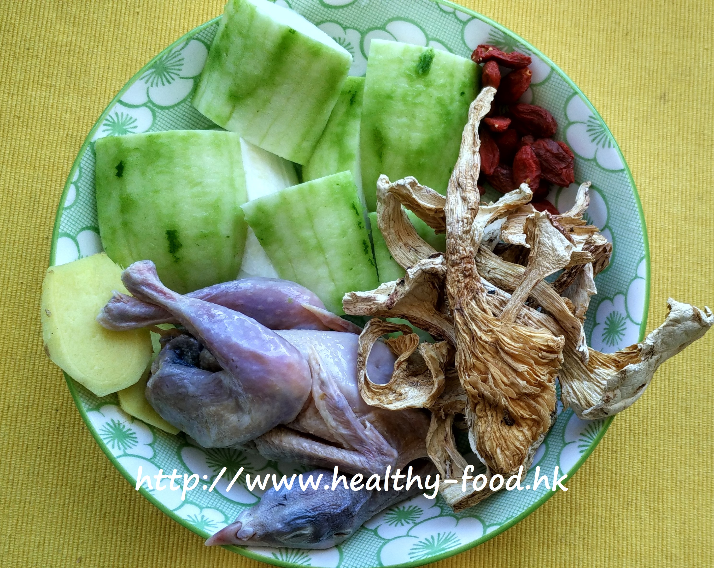 Hairy Gourd Maitake Goji Berry Partridge Soup