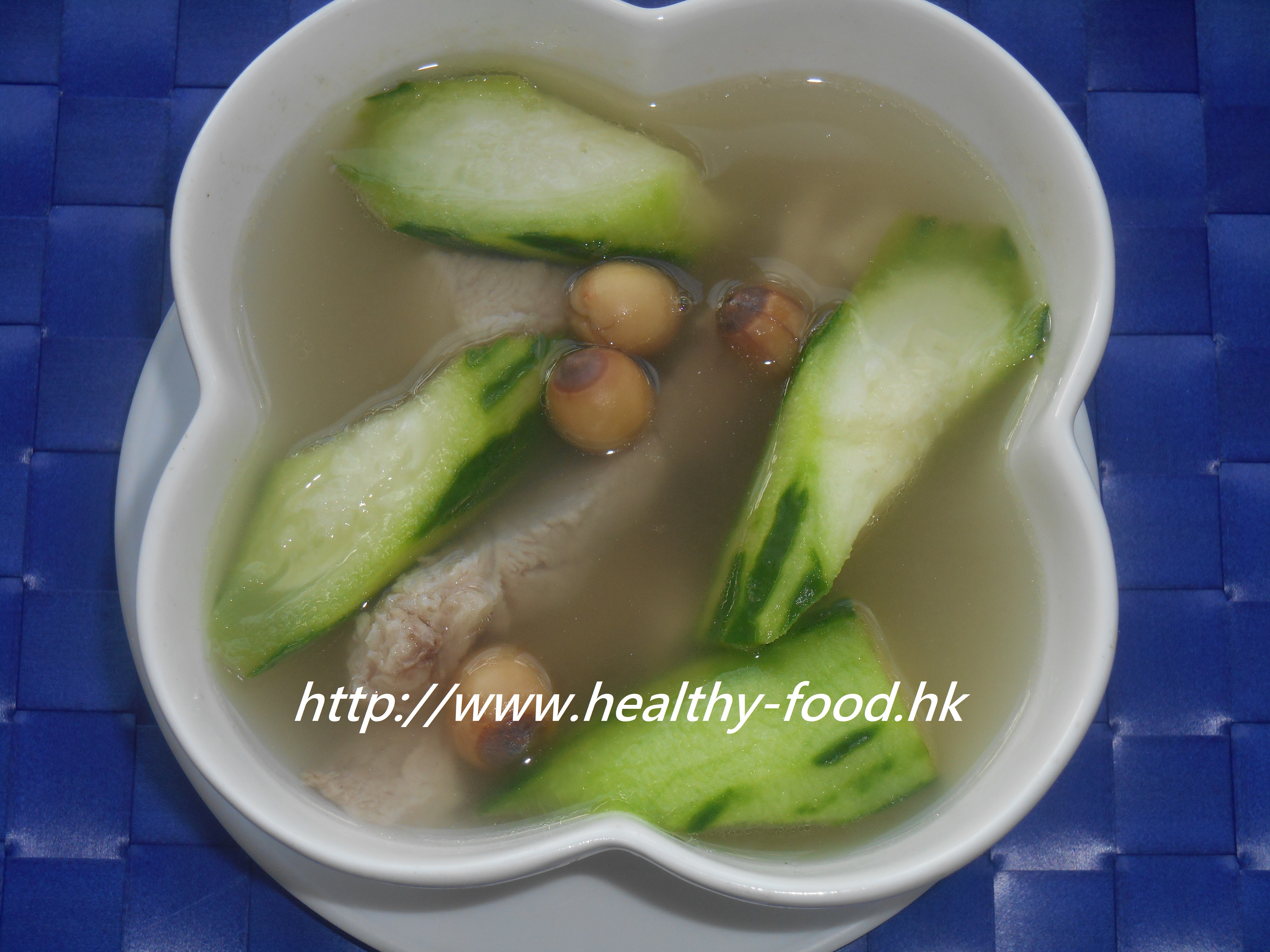 Loofah, Fresh Lotus Seed & Lean Pork Soup