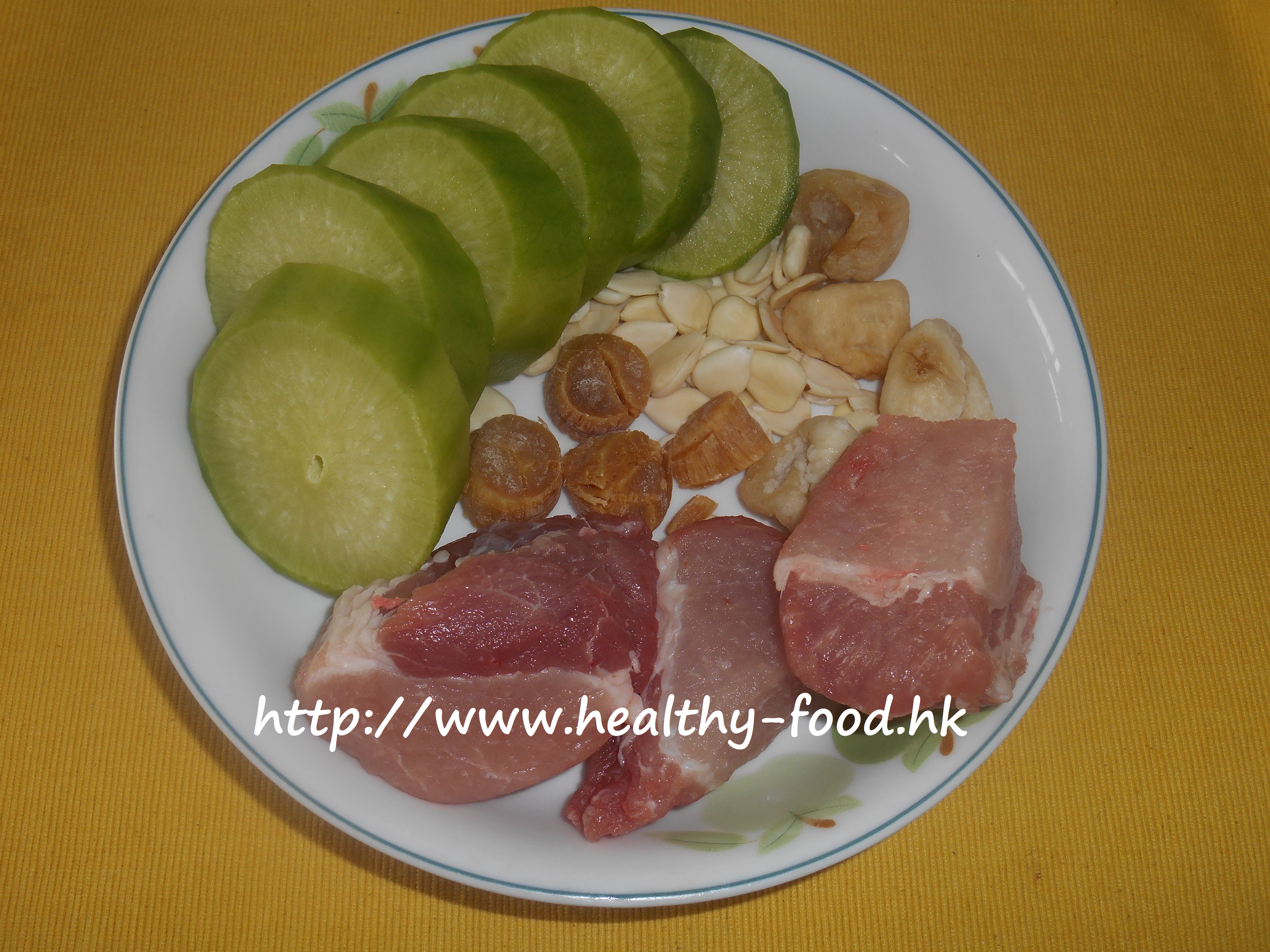 Green Radish, Apricot Kernel, Fig and Dried Scallop Soup