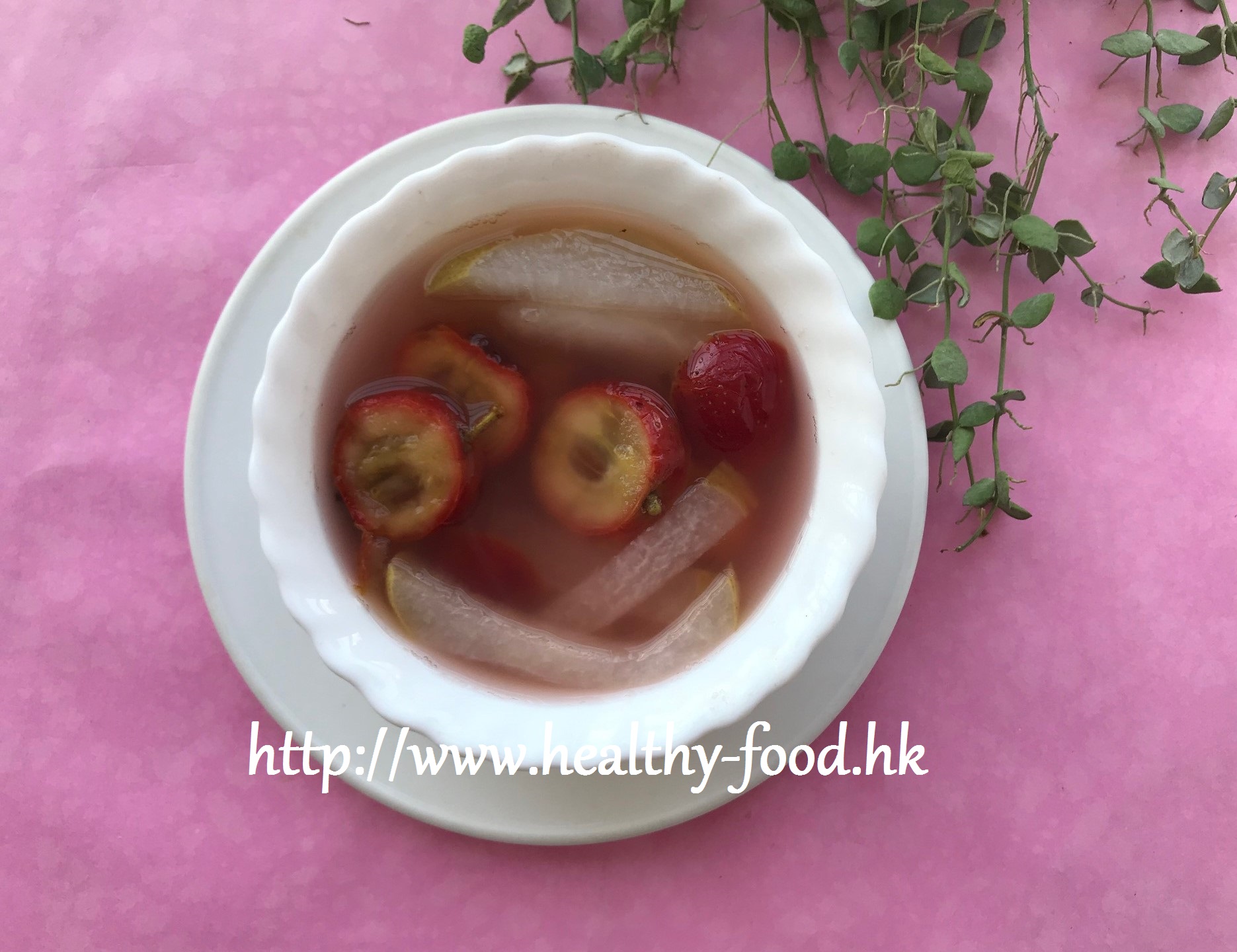 Hawthorn Berry and Pear Drink