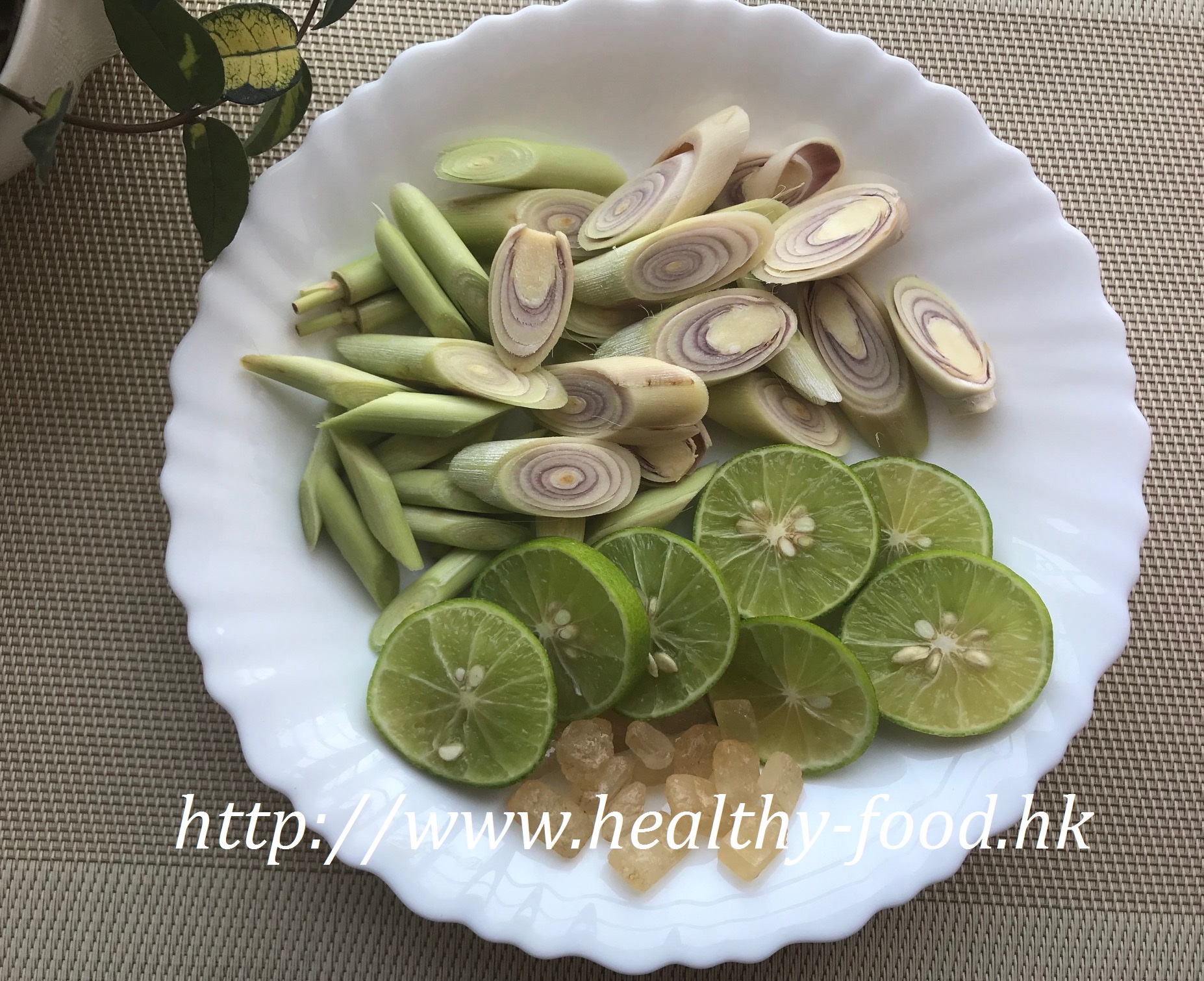Lime & Lemongrass Water