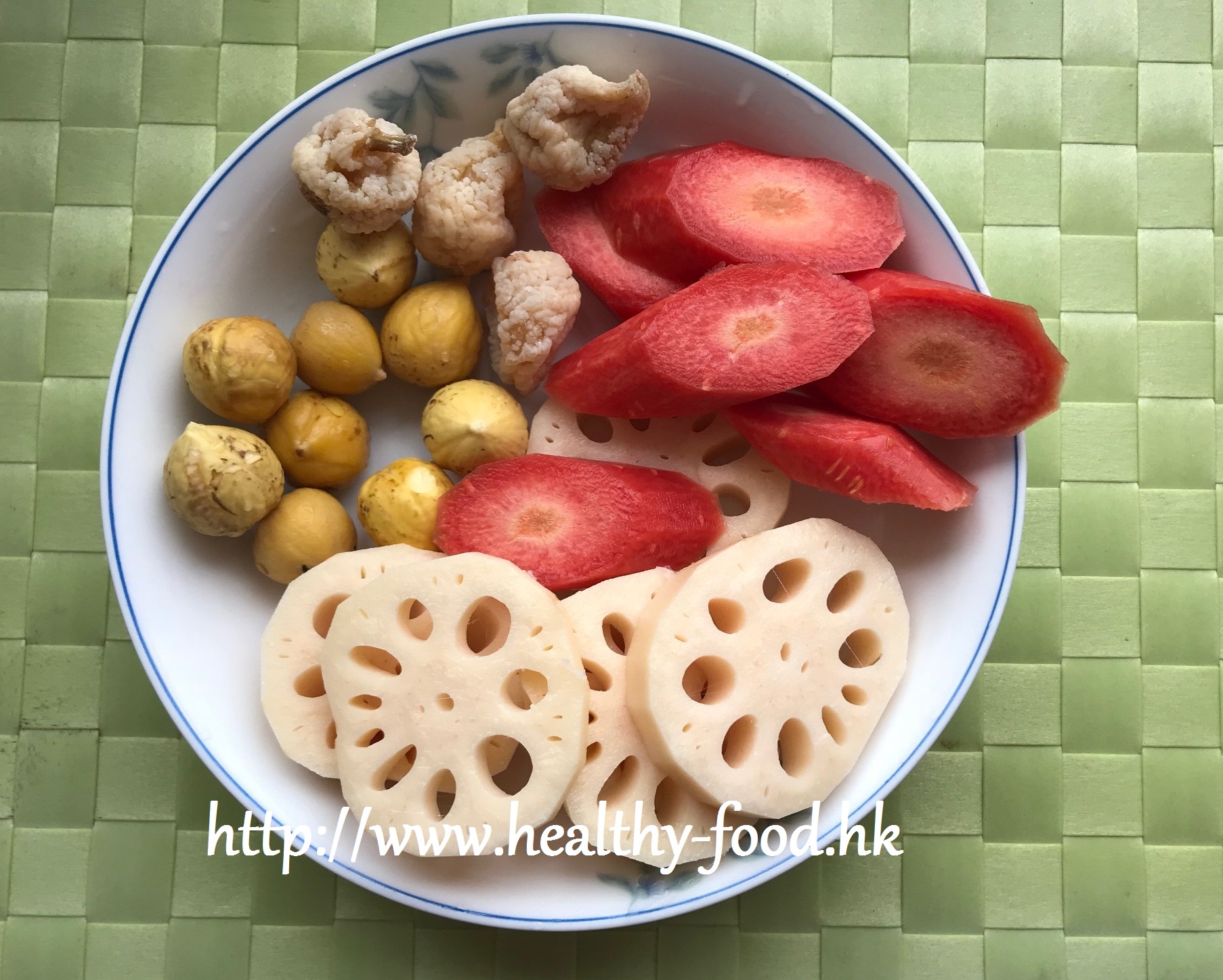 Lotus Root, Carrot, Chestnut and Fig Soup
