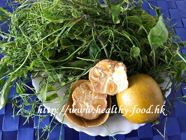 Wild Watercress and Monk Fruit Drink
