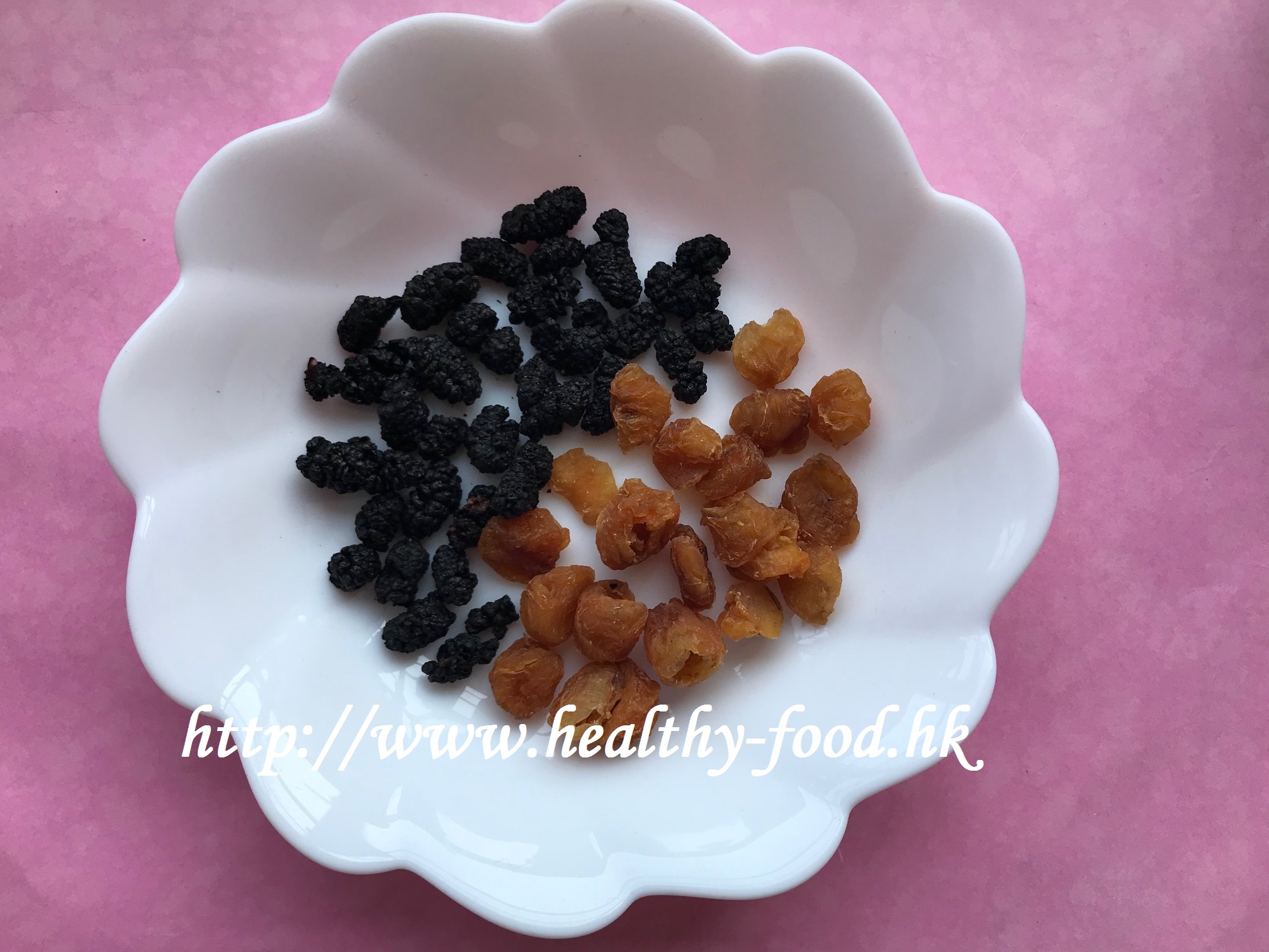 Dried Mulberry and Longan Flesh Tea
