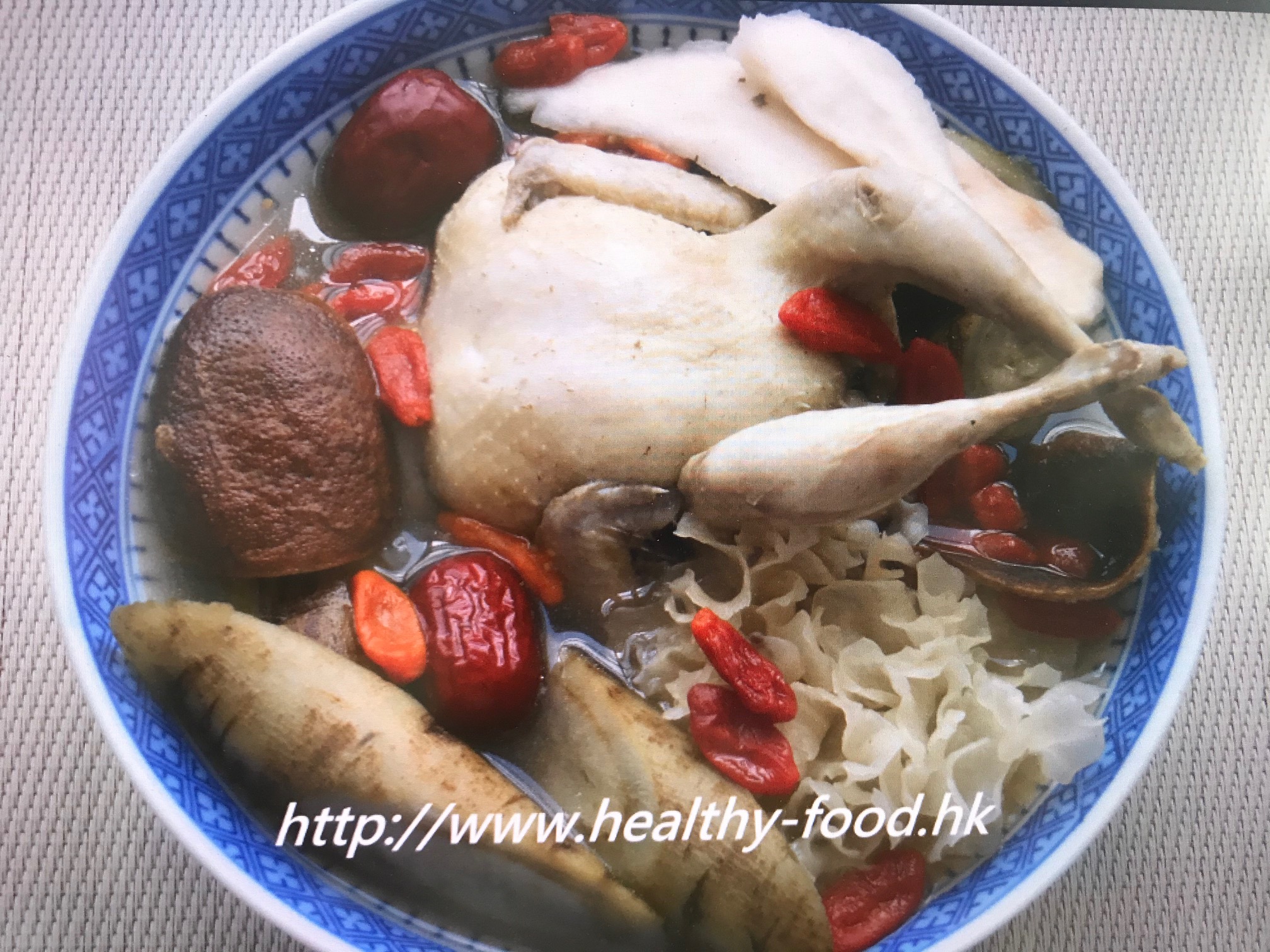 Burdock, Chinese Yam, Snow Fungus & Quail Soup
