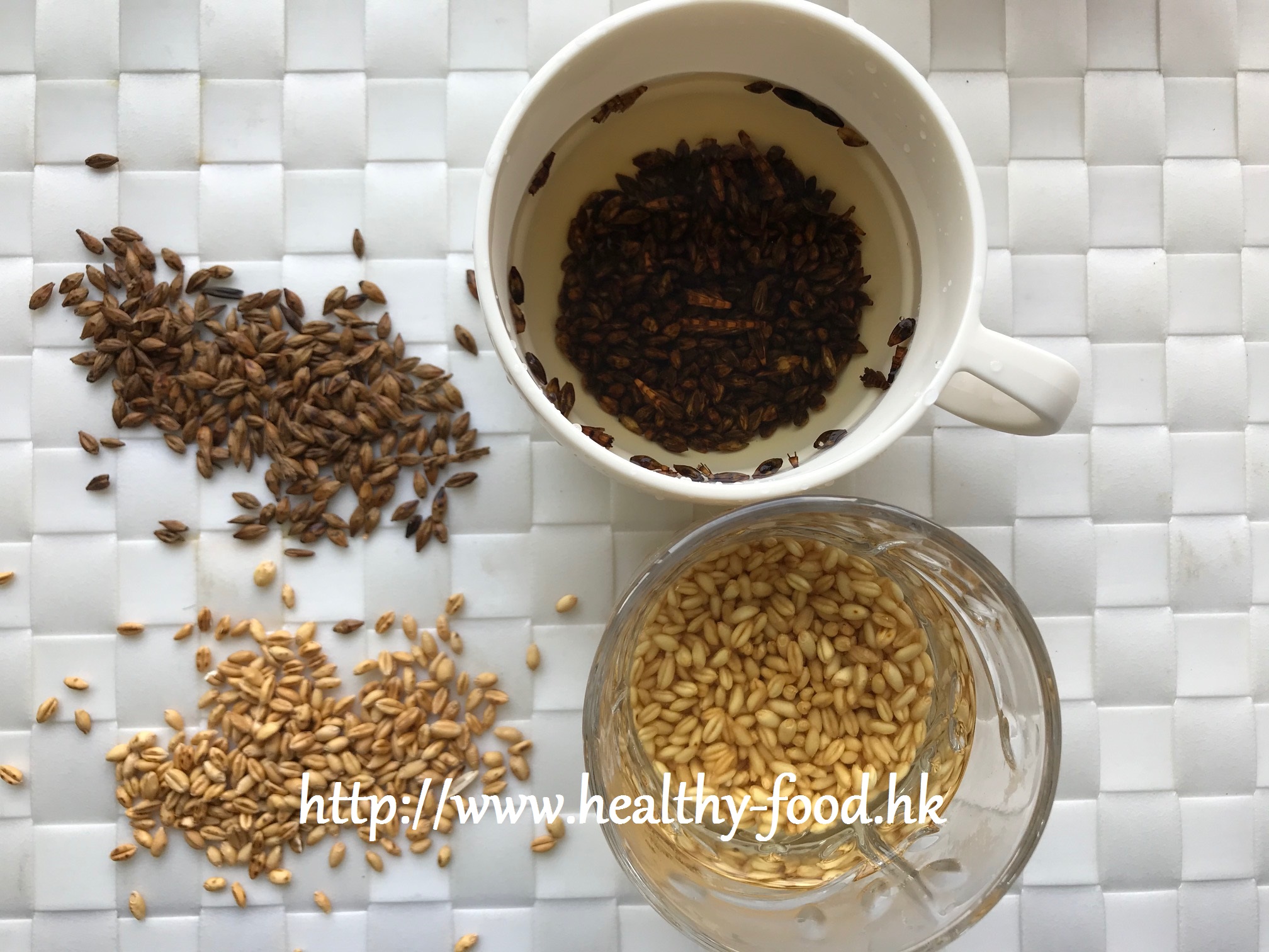 Roasted Wheat Tea and Roasted Barley Tea