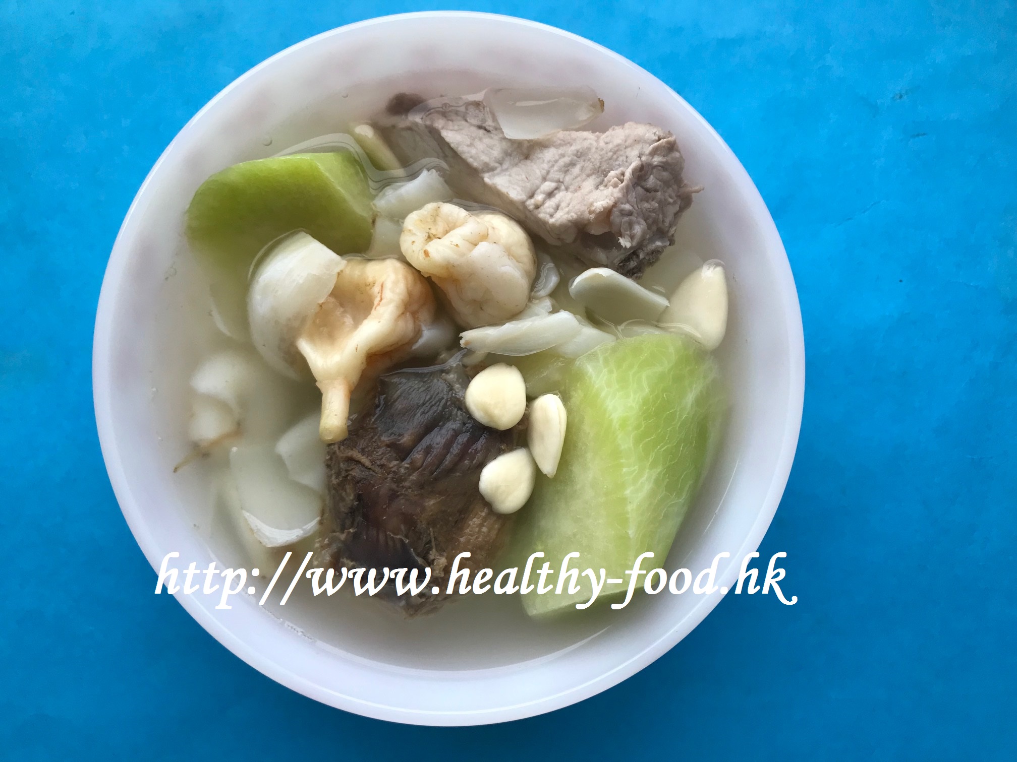 Green Radish, Lily Bulb, Dried Duck Kidney and Pork Rib Soup