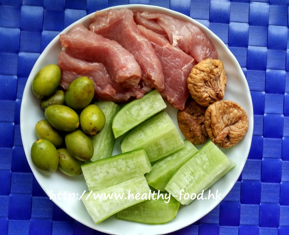 Green Olive, Fig, and Lean Pork Soup