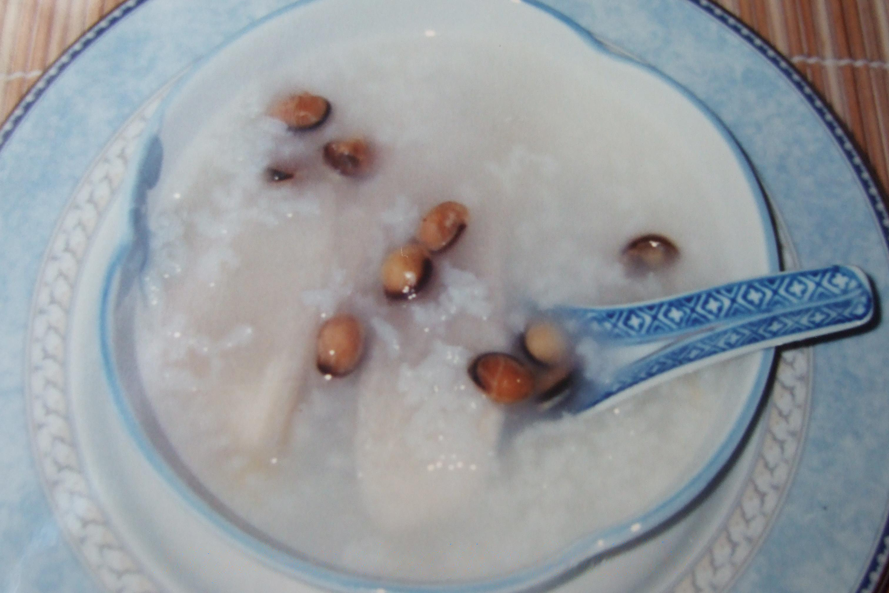 Chinese Yam and Dry-Fried Hyacinth Bean Congee