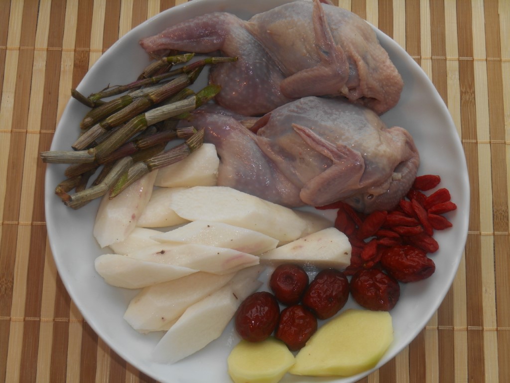 Fresh Chinese Yam, Dendrobium, and Quail Soup
