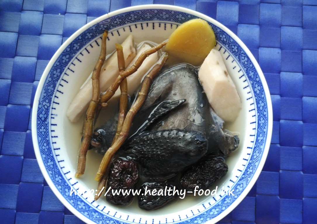 Fresh Yam, Dendrobium and Silkie Chicken Soup