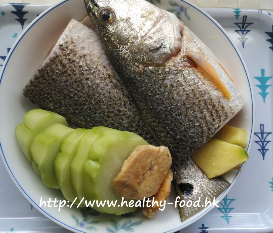 Chayote and Sea Bass Soup