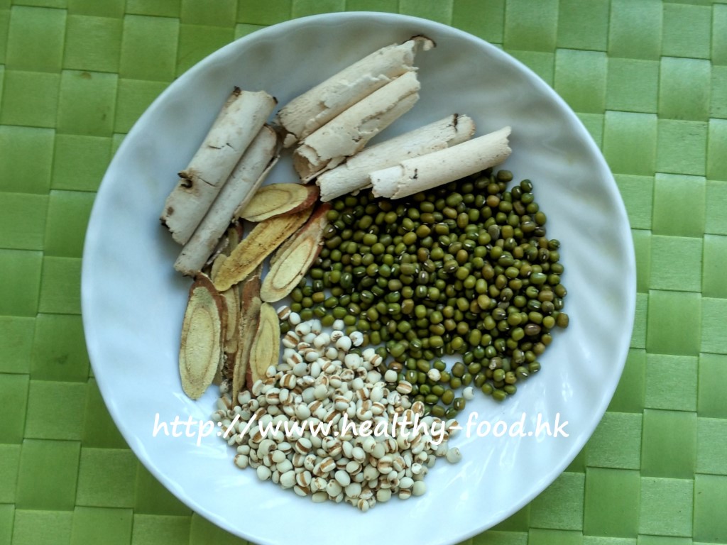 Mung Bean, Poria and Pearl Barley Herbal Drink