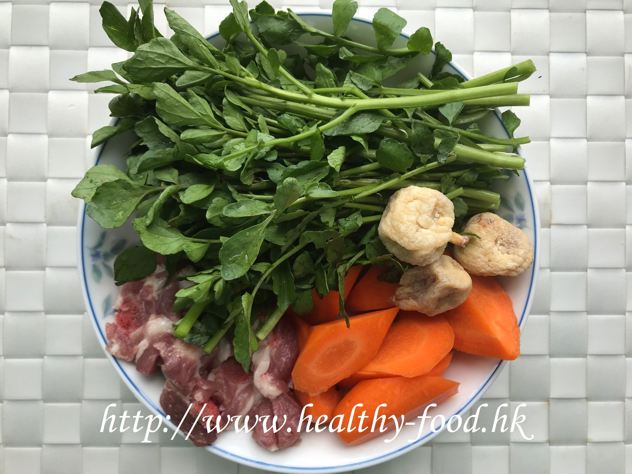 Watercress, Carrot, Fig & Pork Ribs Soup