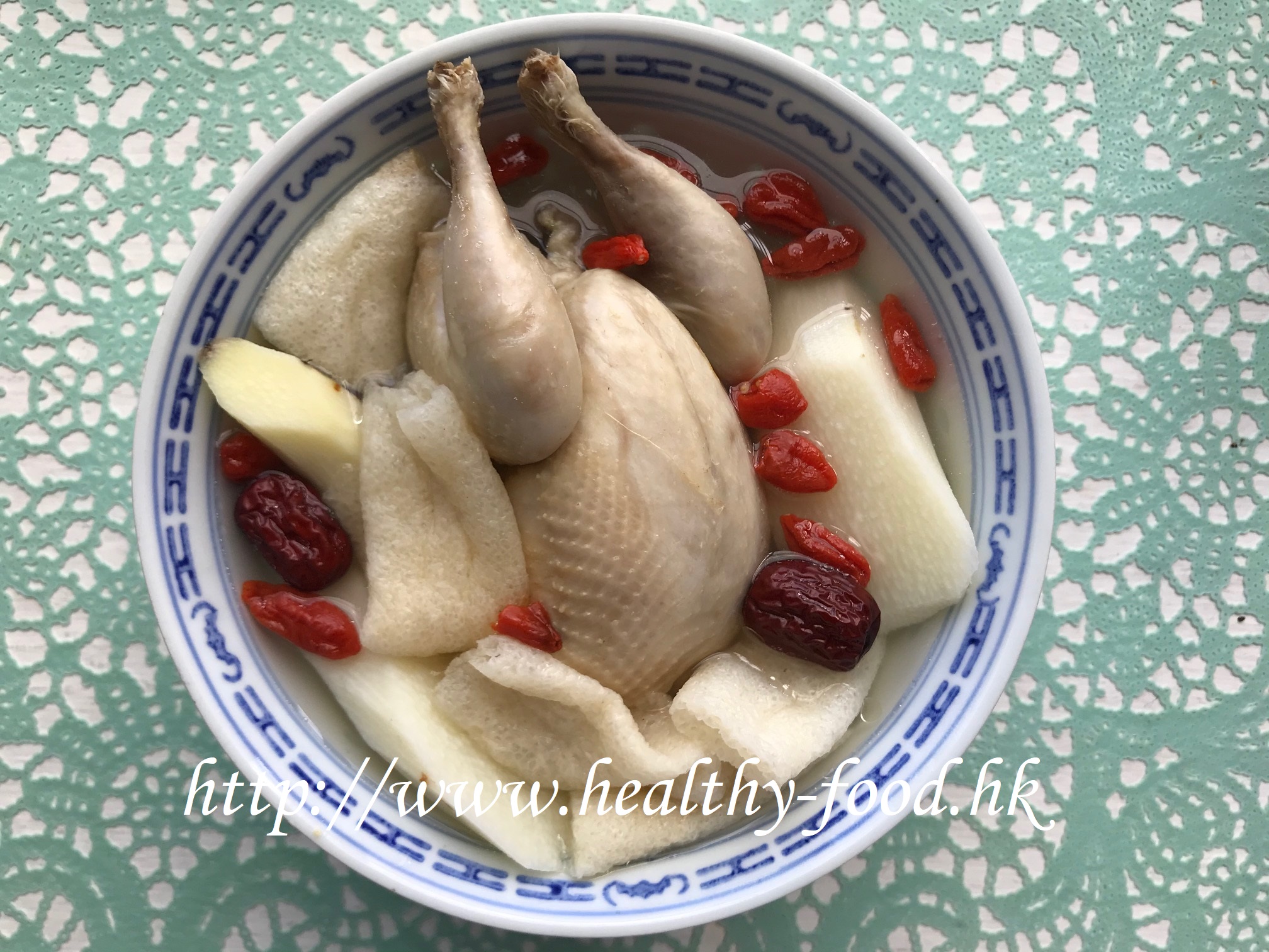 Fresh Yam, Bamboo Fungus & Quail Soup