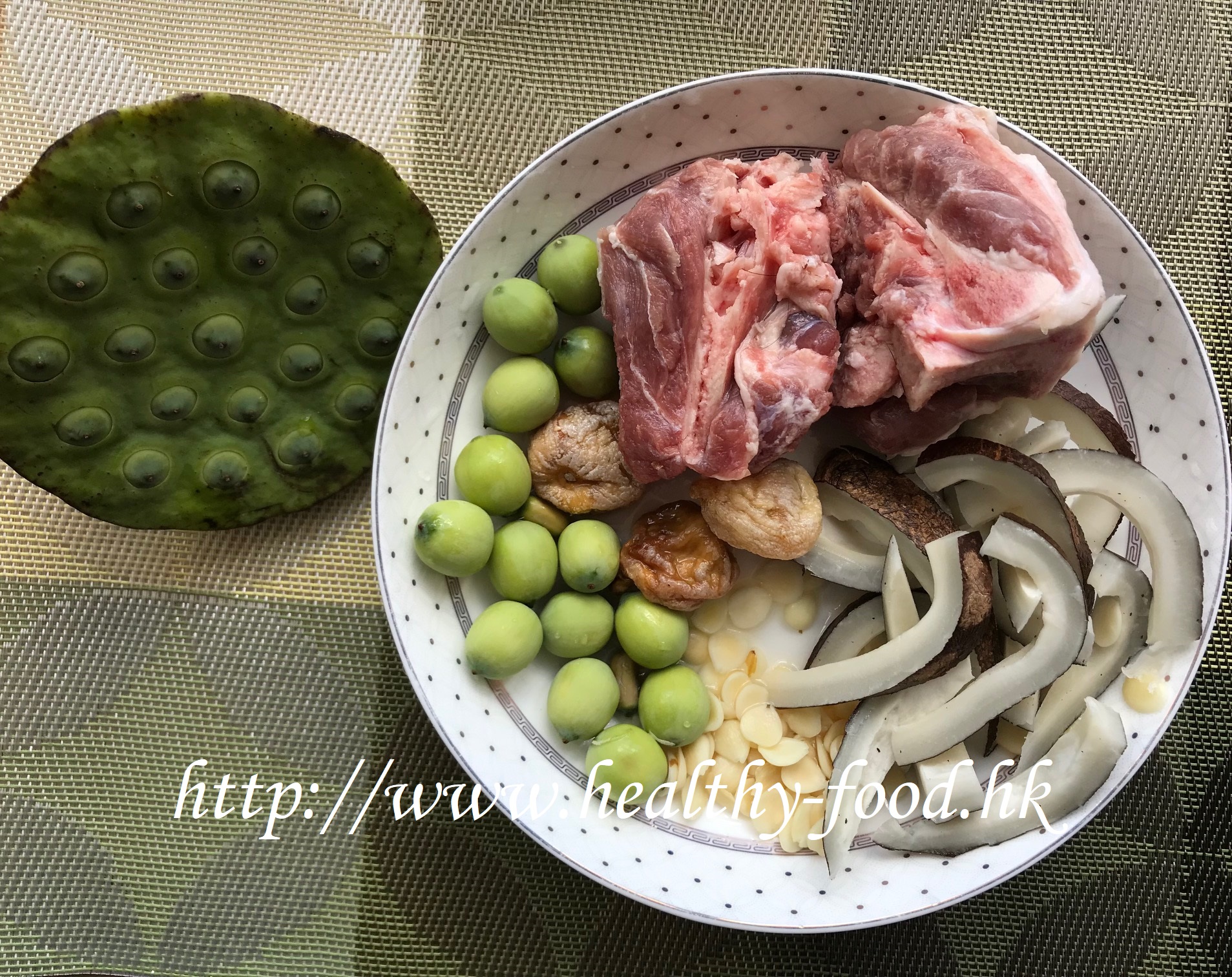 Coconut, Lotus Seed and Pork Rib Soup