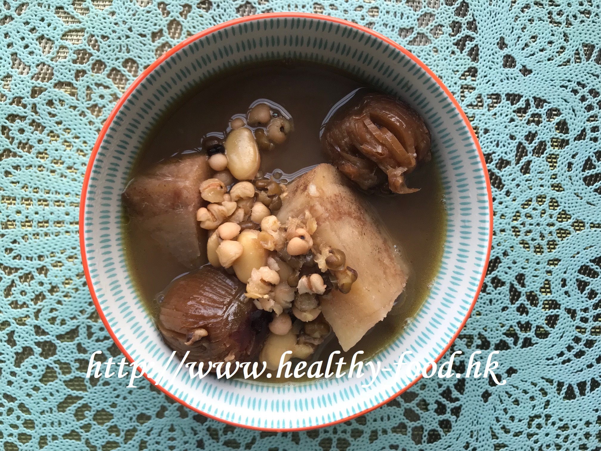 Kudzu Root, Hyacinth Bean, Mung Bean & Coix Seed Drink