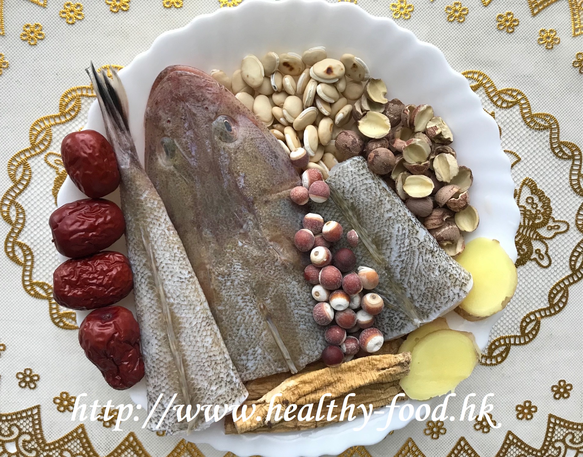 Codonopsis, Hyacinth Bean, Lotus Seed, Euryale Seed & Loach Fish Soup