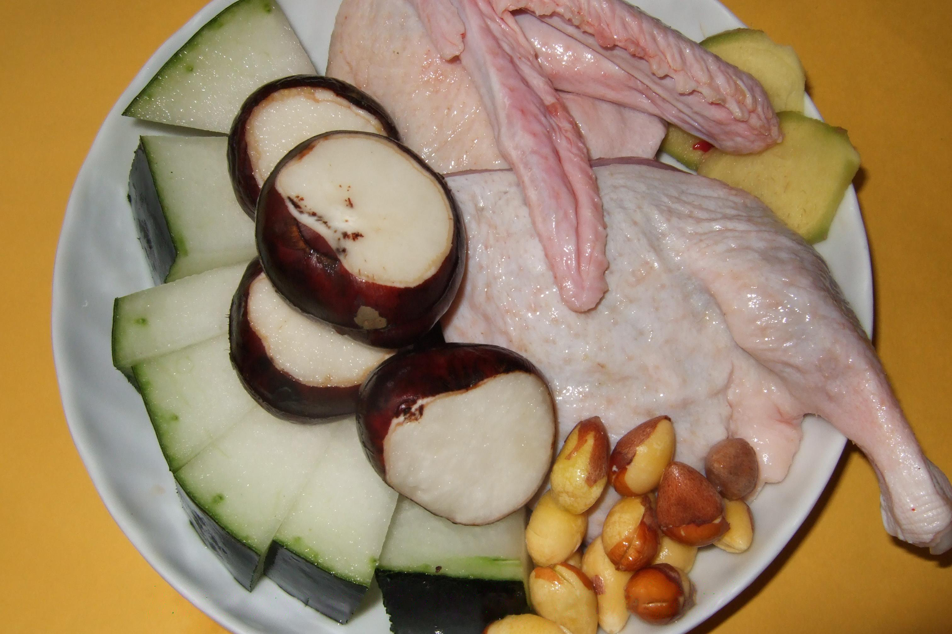 Winter Melon, Water Chestnut and Duck Soup