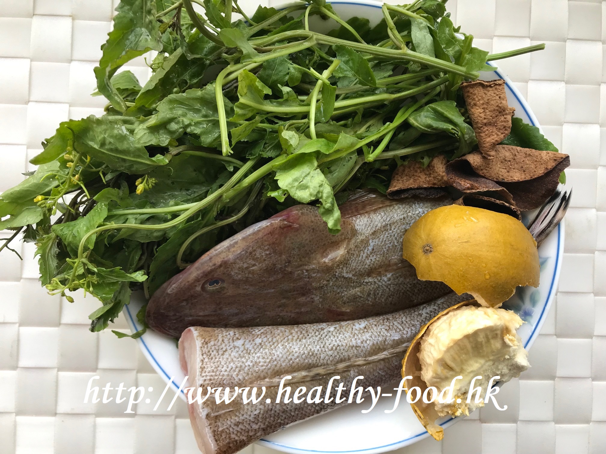 Wild Watercress, Golden Luo Han Guo and Fresh Fish Soup