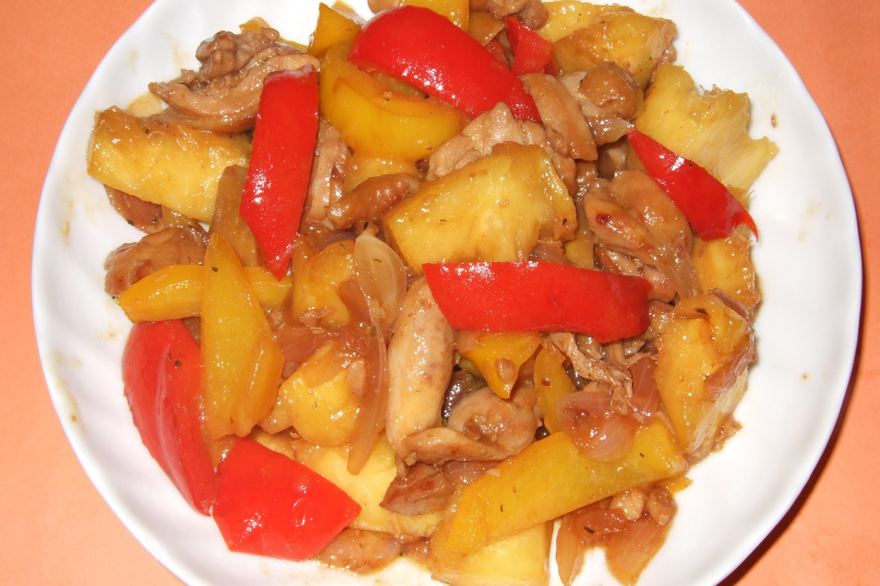 Sweet Pepper & Pineapple Chicken Stir-fry