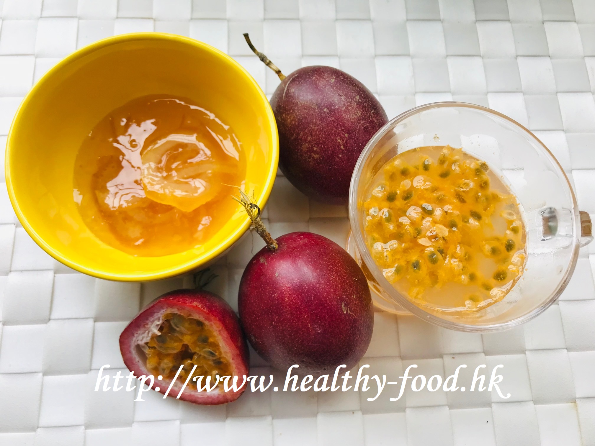 Passion Fruit & Yuzu Honey Drink
