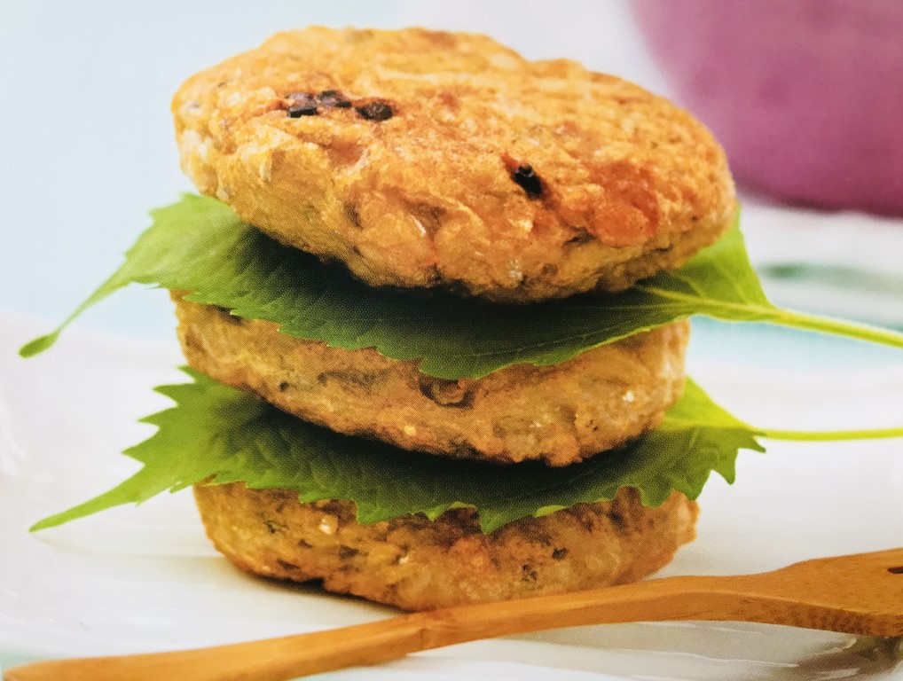 Lotus Root and Fish Paste Pancakes