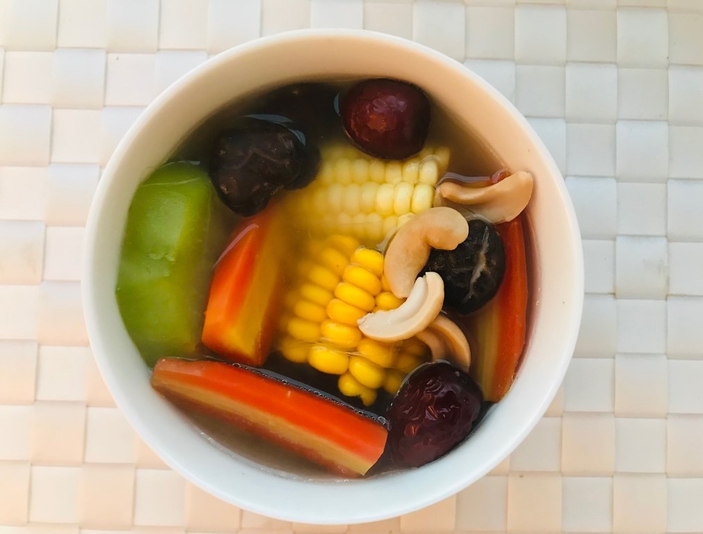 Chayote and Root Vegetable Soup