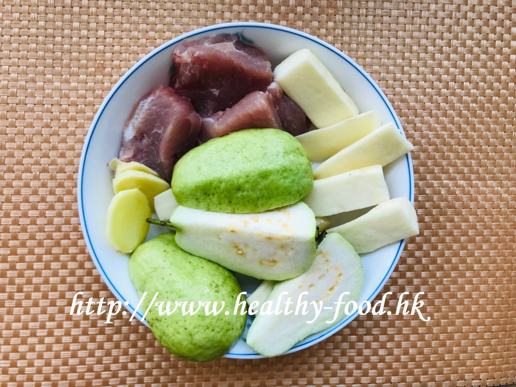 Fresh Chinese Yam, Guava and Lean Pork Soup
