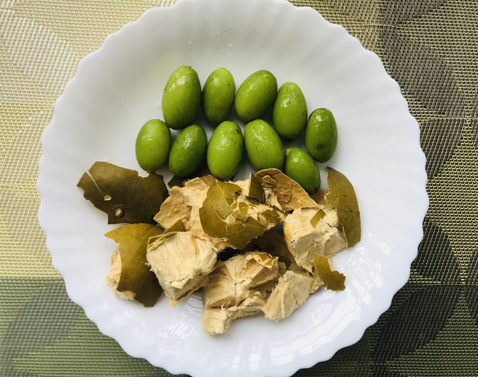 Green Olive and Golden Monk Fruit Herbal Drink