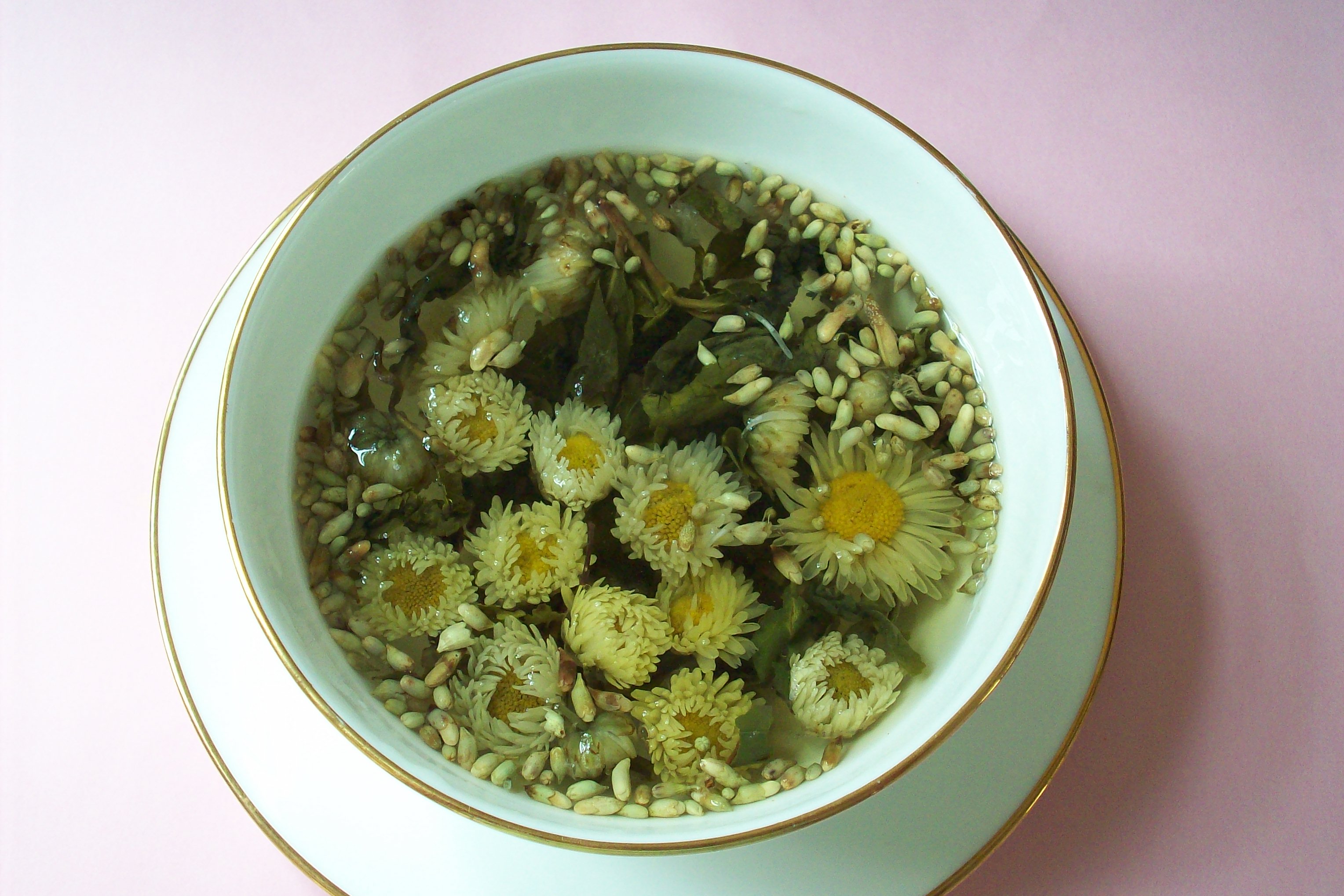 Sophora Flower, Chrysanthemum and Green Tea Blend