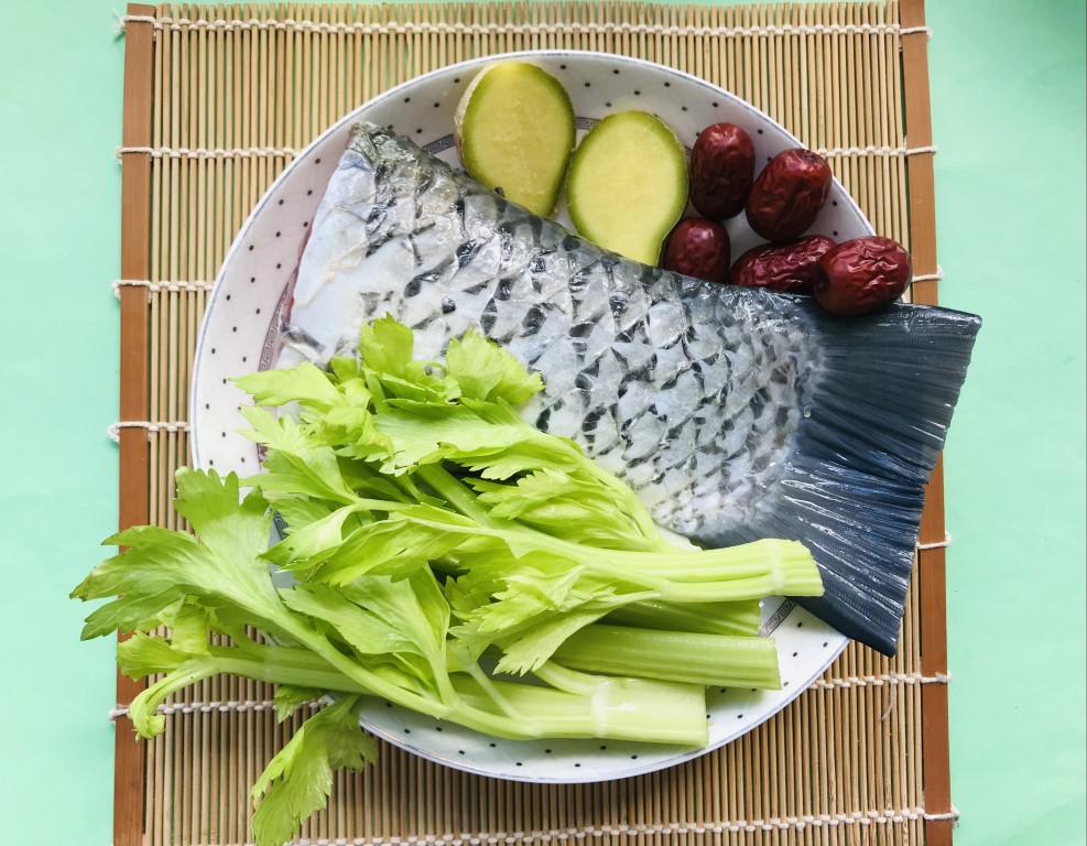 Celery & Grass Carp Tail Soup