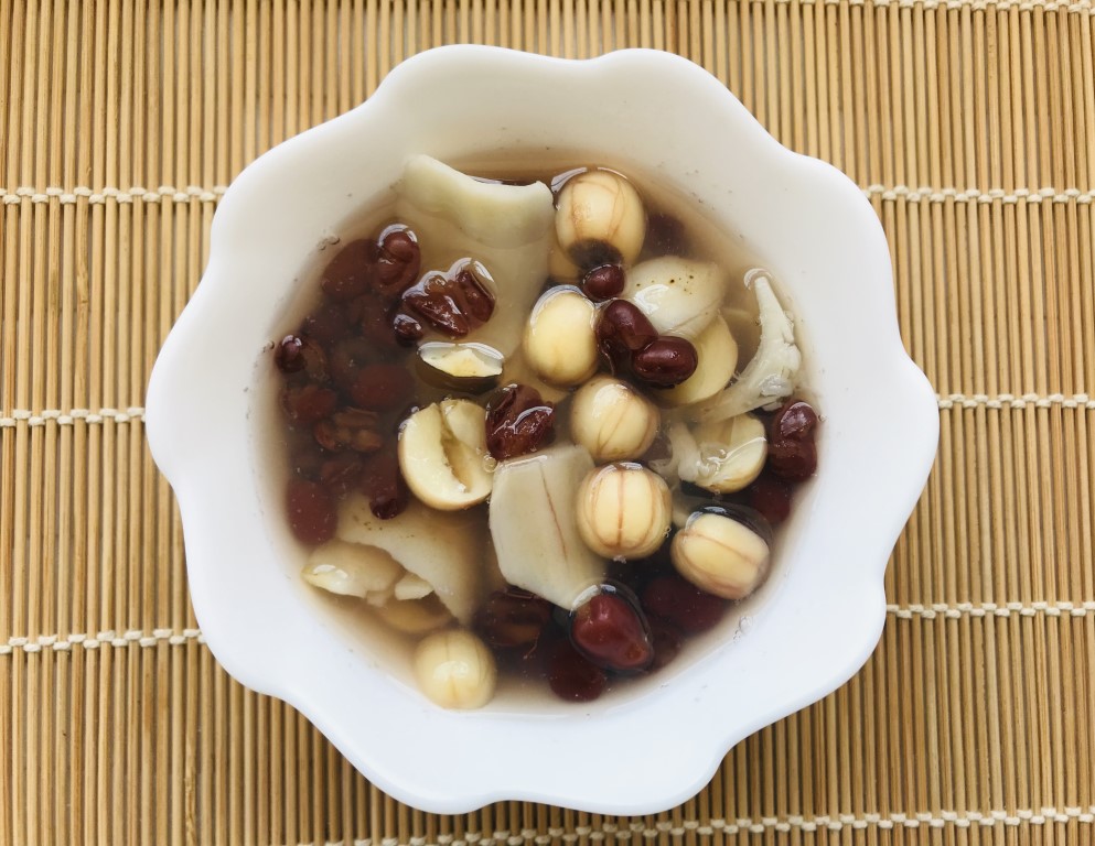 Lotus Seed, Lily, and Red Bean Sweet Soup