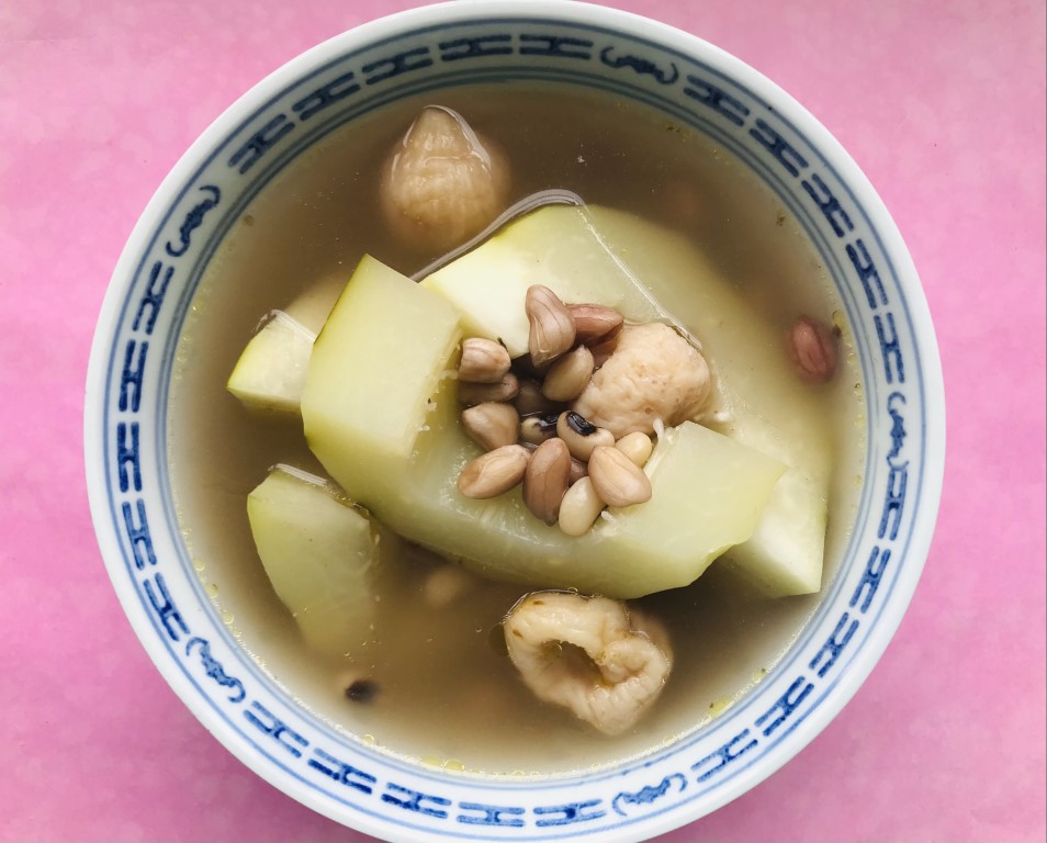 Green Papaya, Moth Bean, Peanut and Fig Soup